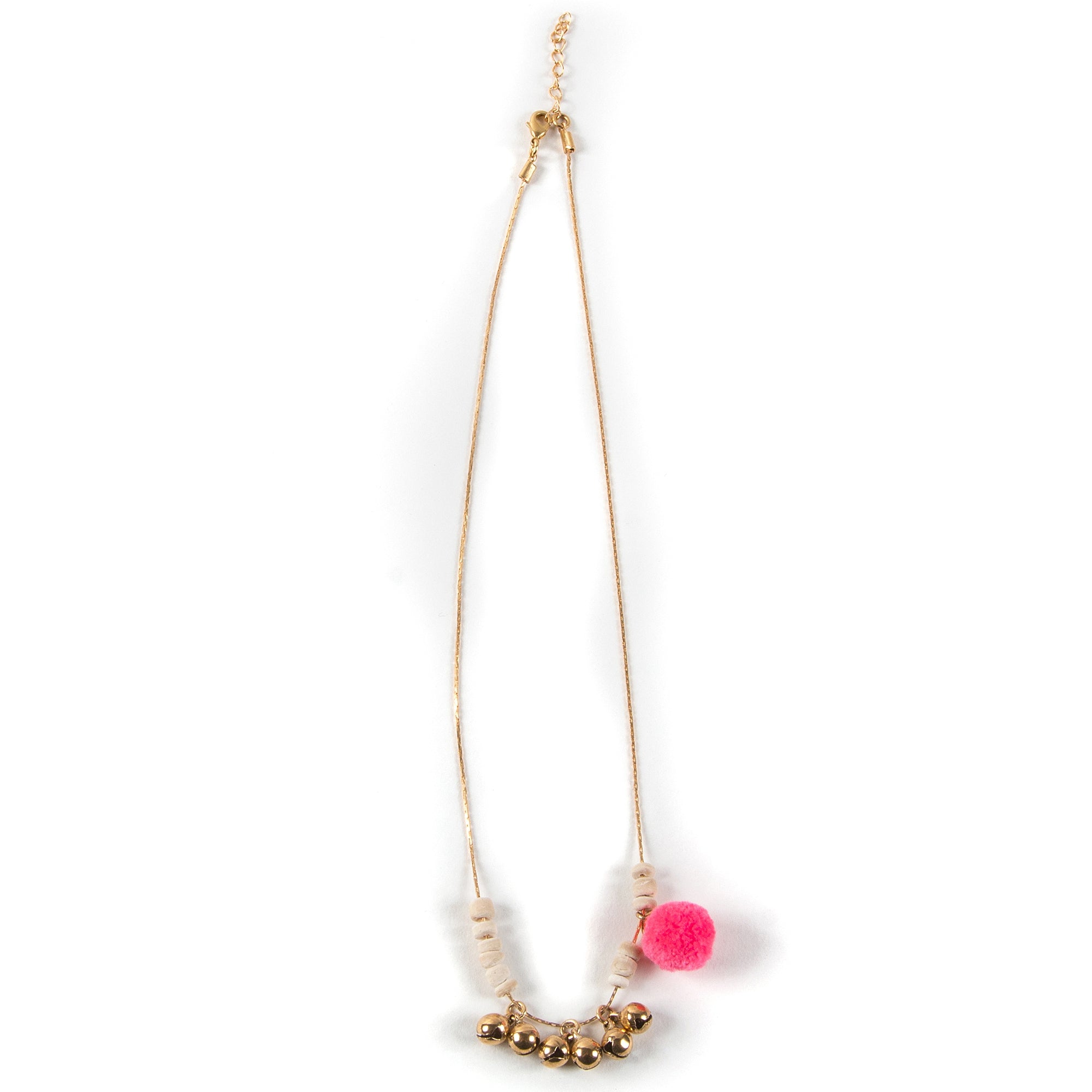 Girls Fluo Pink "Bettina" Necklace