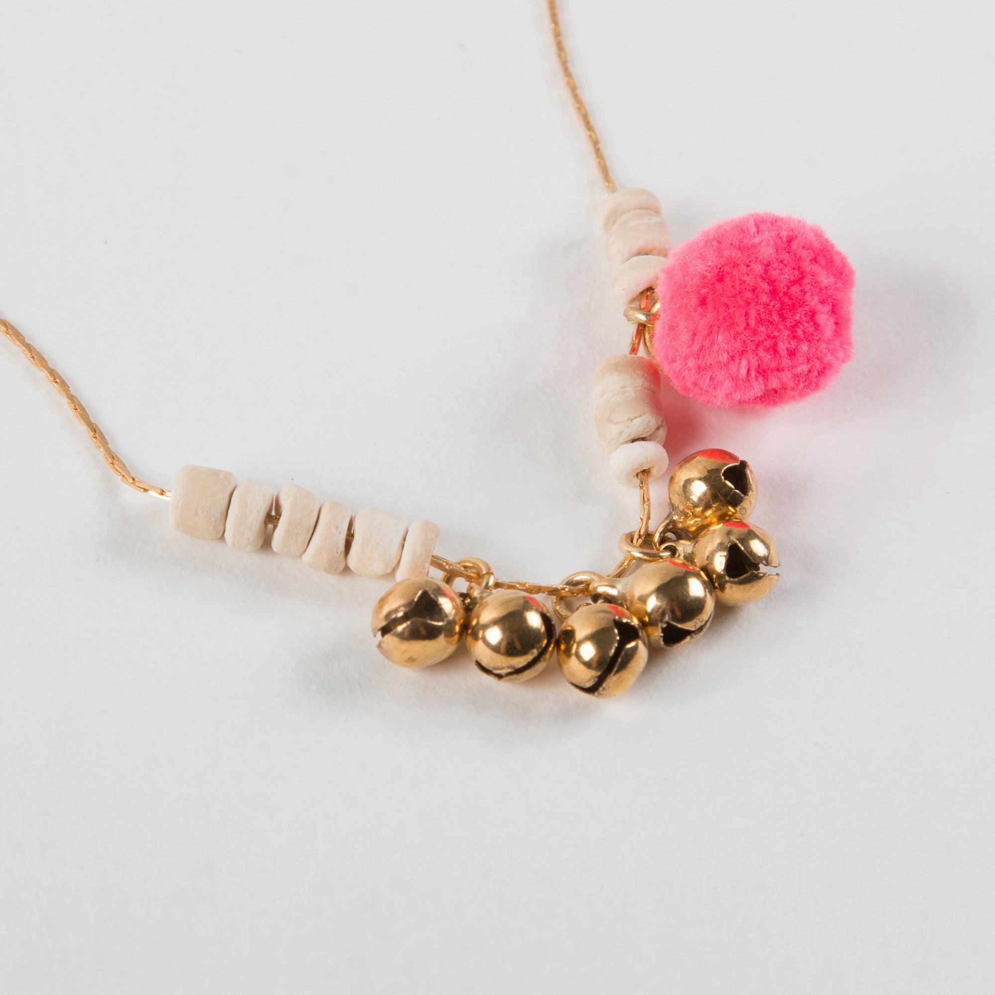 Girls Fluo Pink "Bettina" Necklace