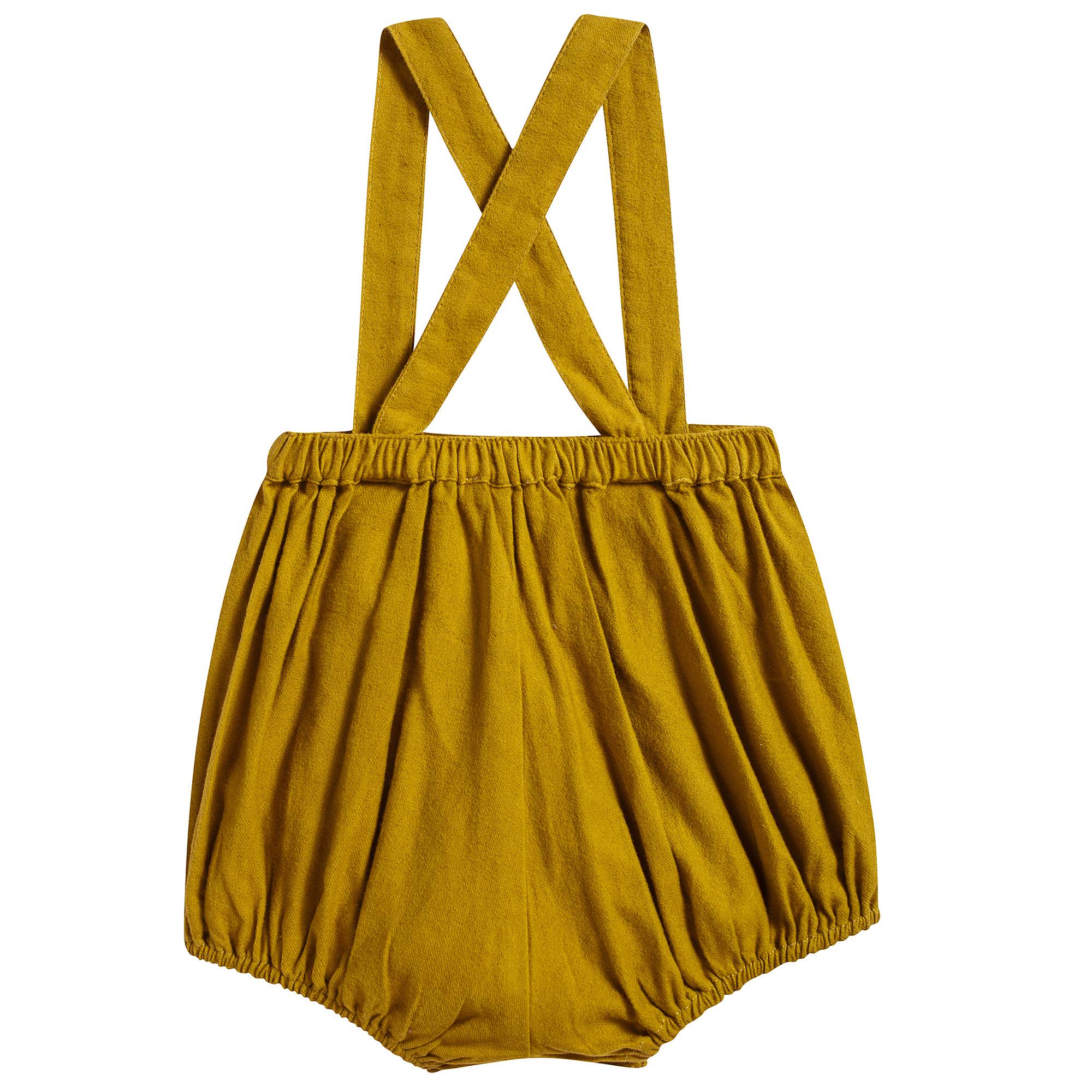 Baby Yellow Cotton Romper