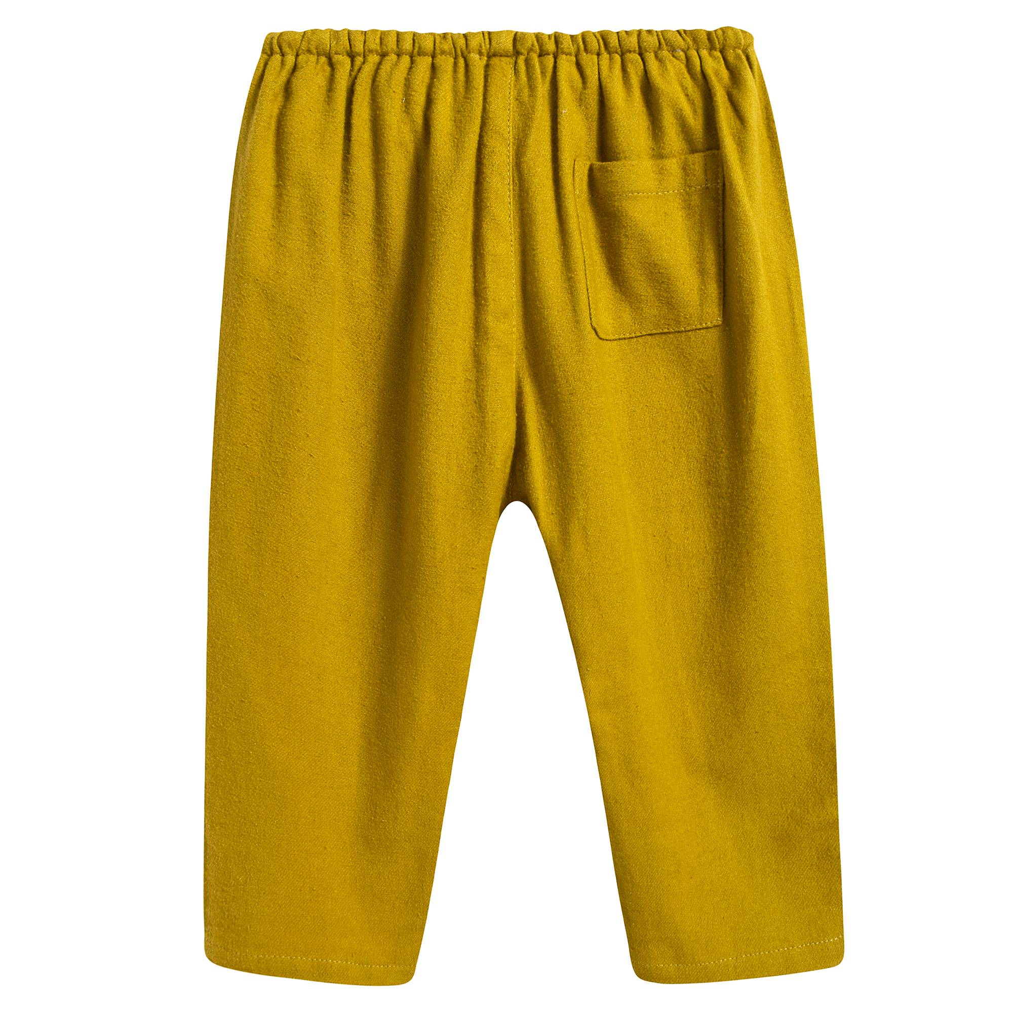 Baby Yellow Cotton Trousers
