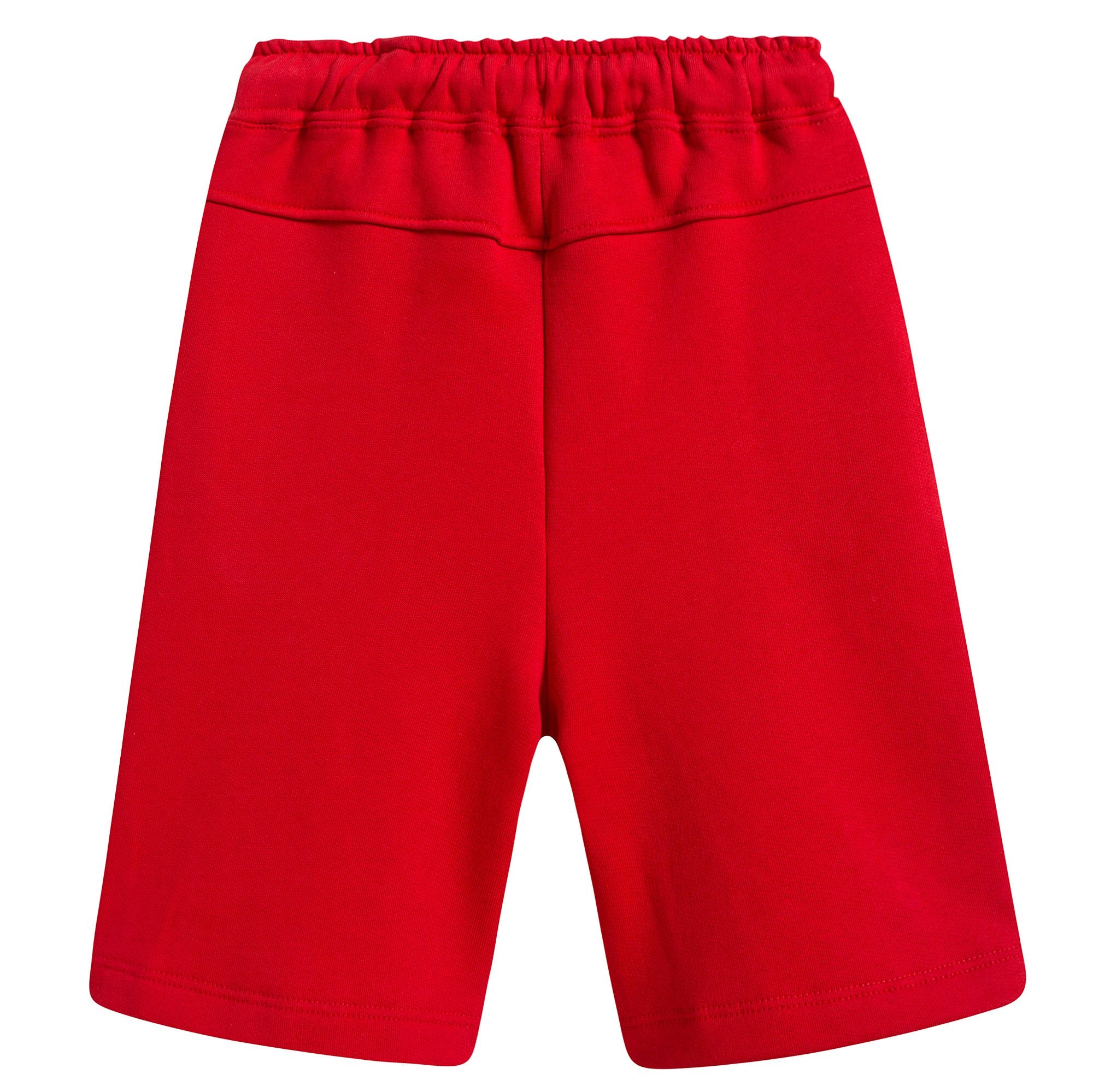 Girls Red Logo Shorts
