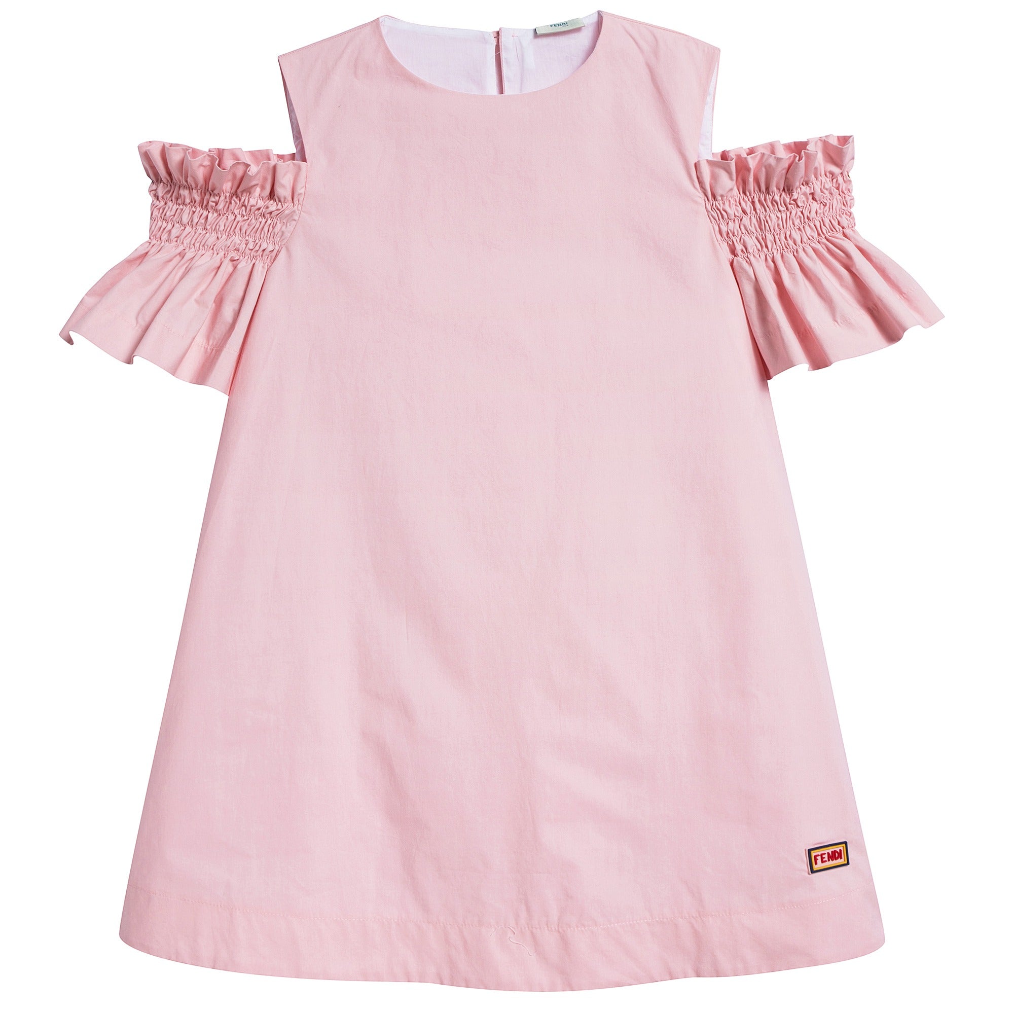 Girls Pink Cotton Dress
