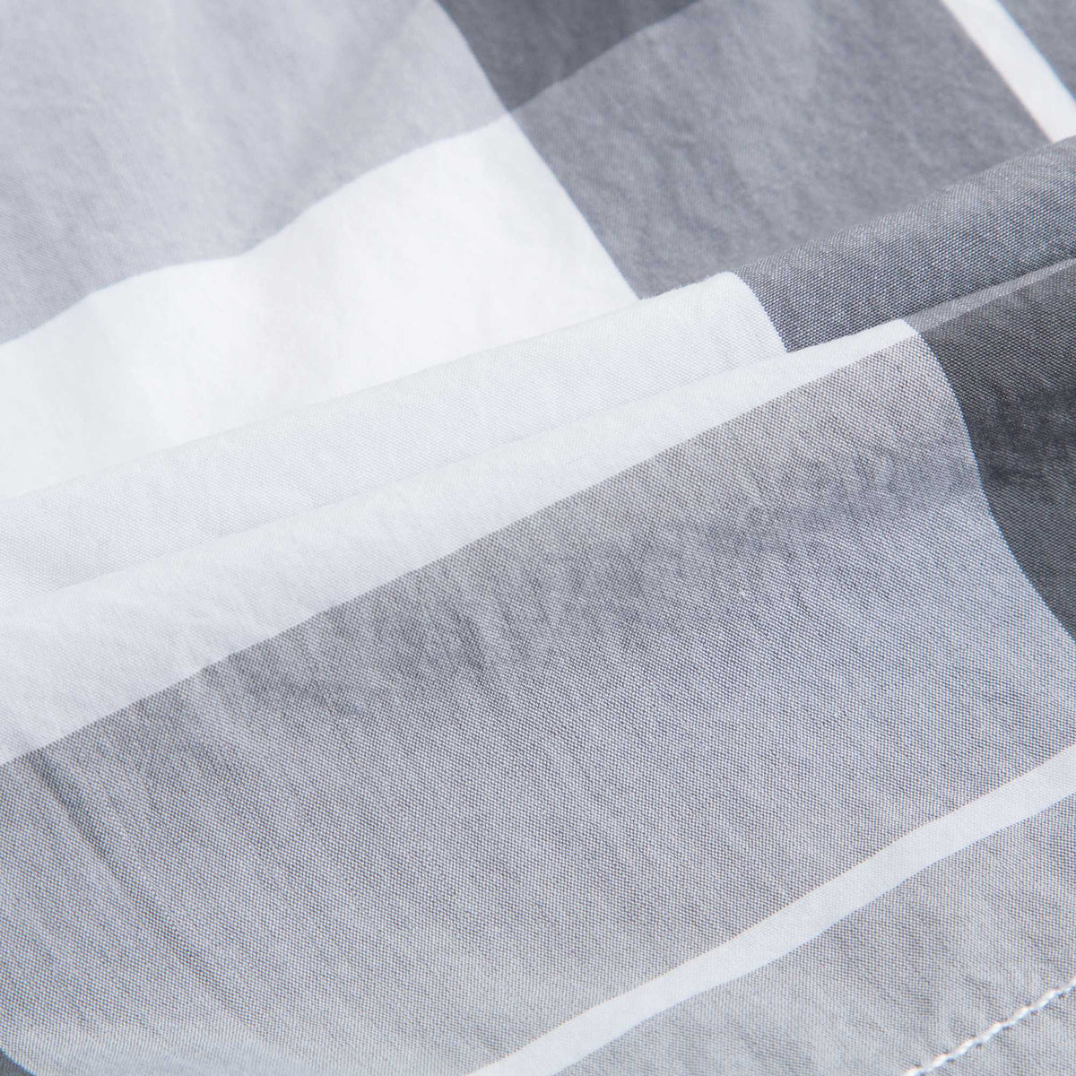 Short à carreaux gris et blanc pour garçon