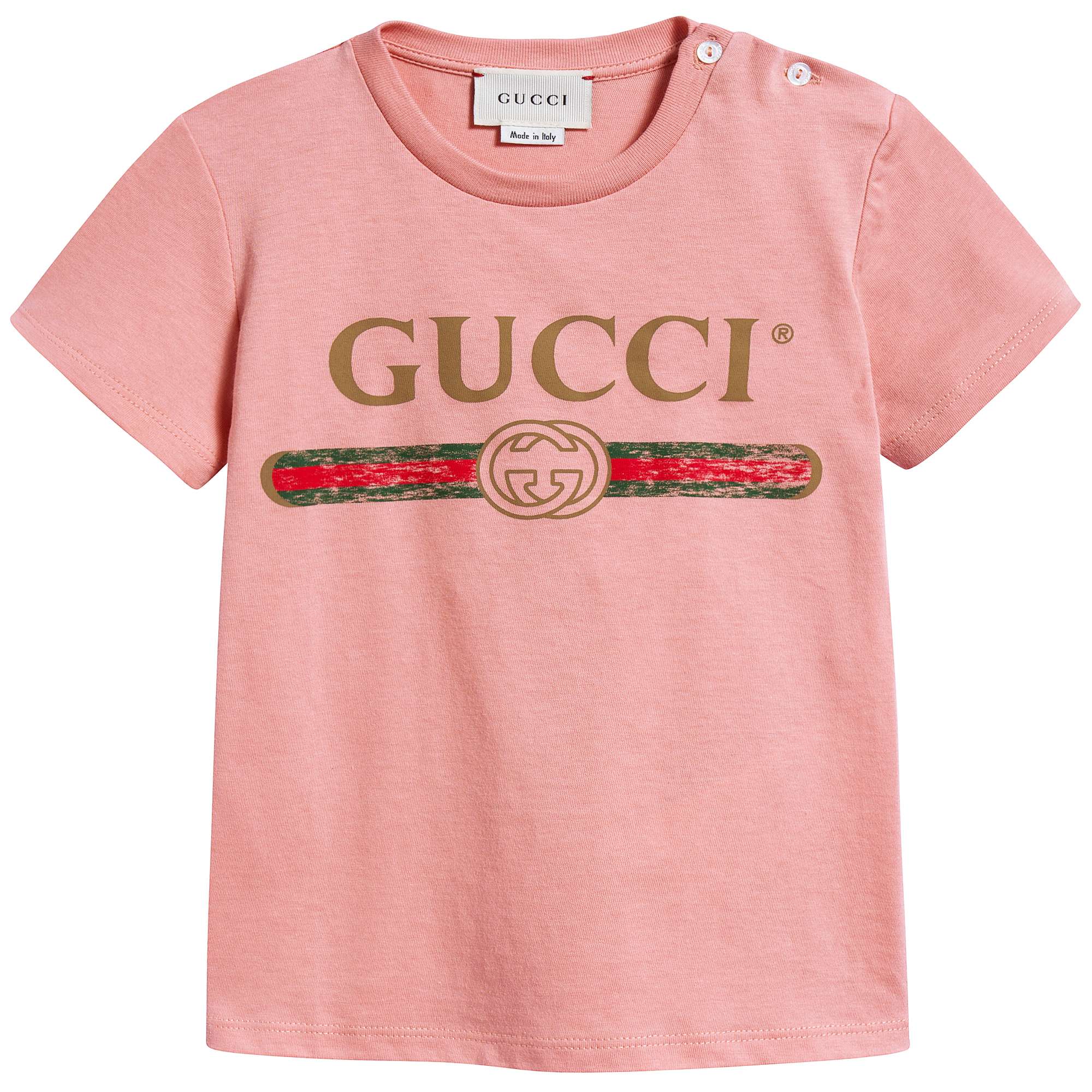 Baby Girls Pink Logo T-shirt