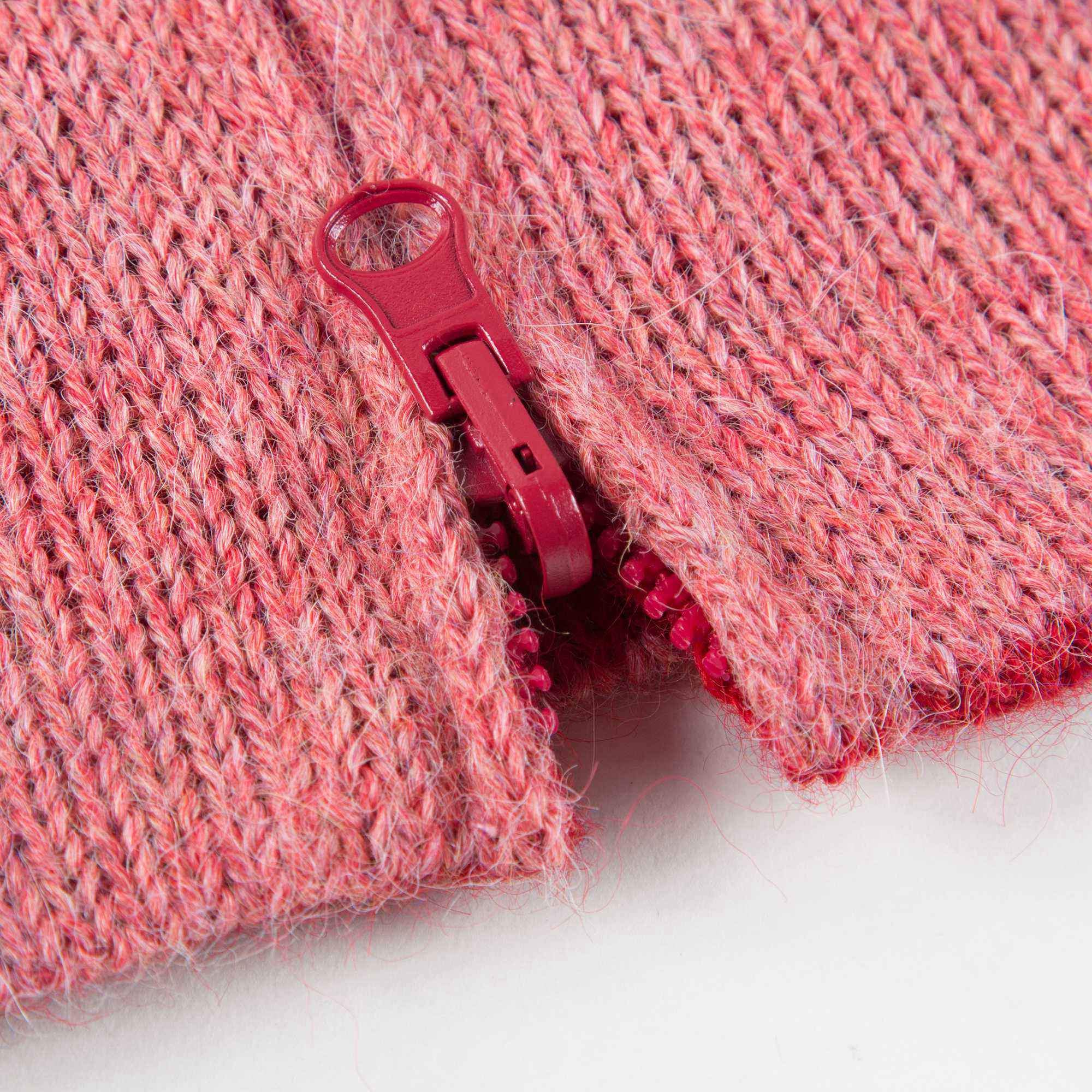Baby Rose Pink ' I Heart ' Alpaca Hooded Sweater