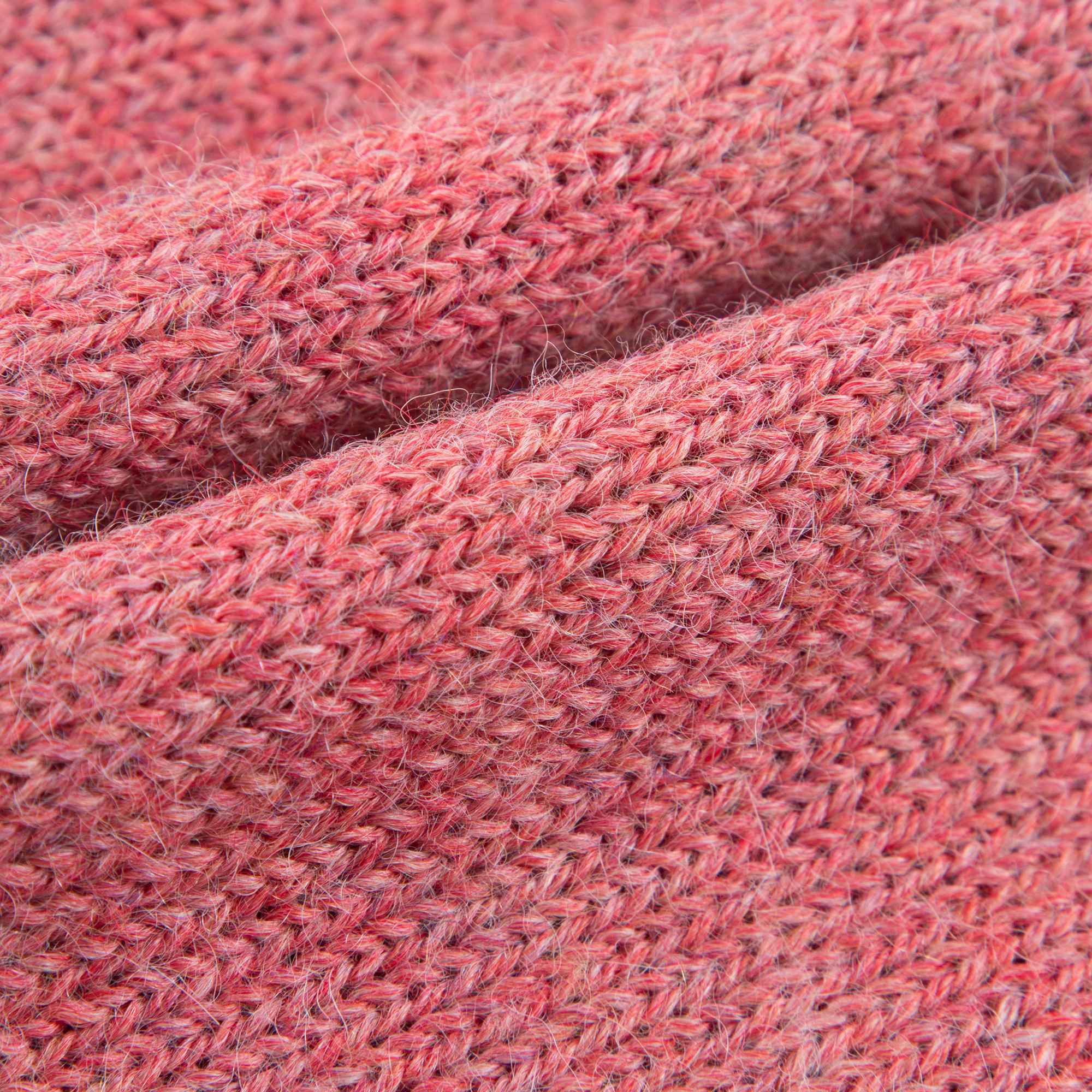 Baby Rose Pink ' I Heart ' Alpaca Hooded Sweater