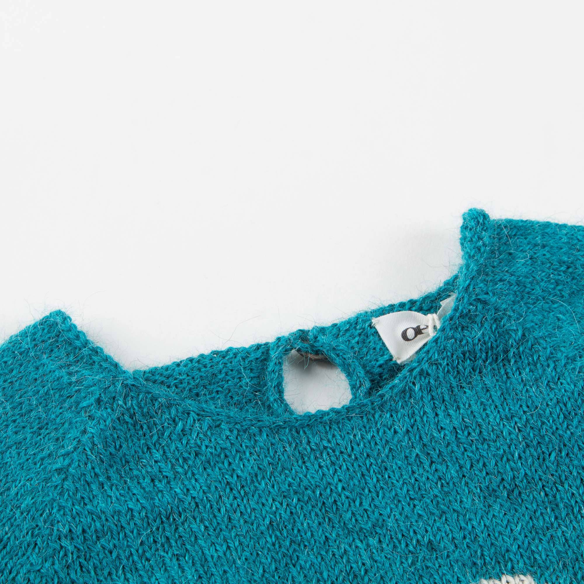 Baby Bay Blue Bunny Alpaca Sweater