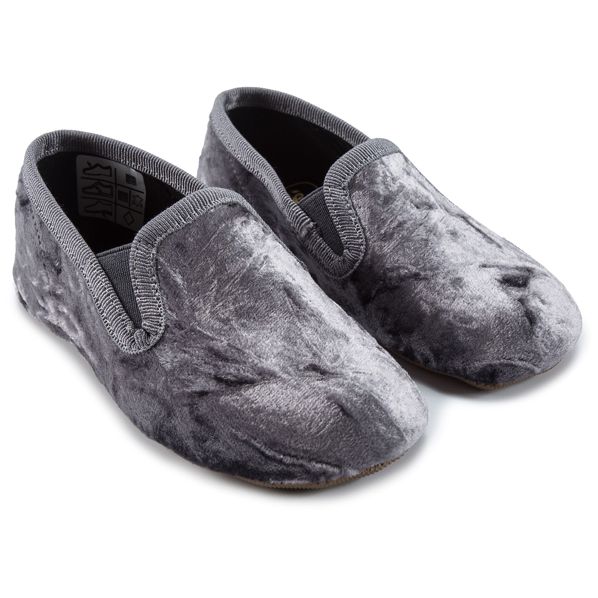 Girls Grey Loafers