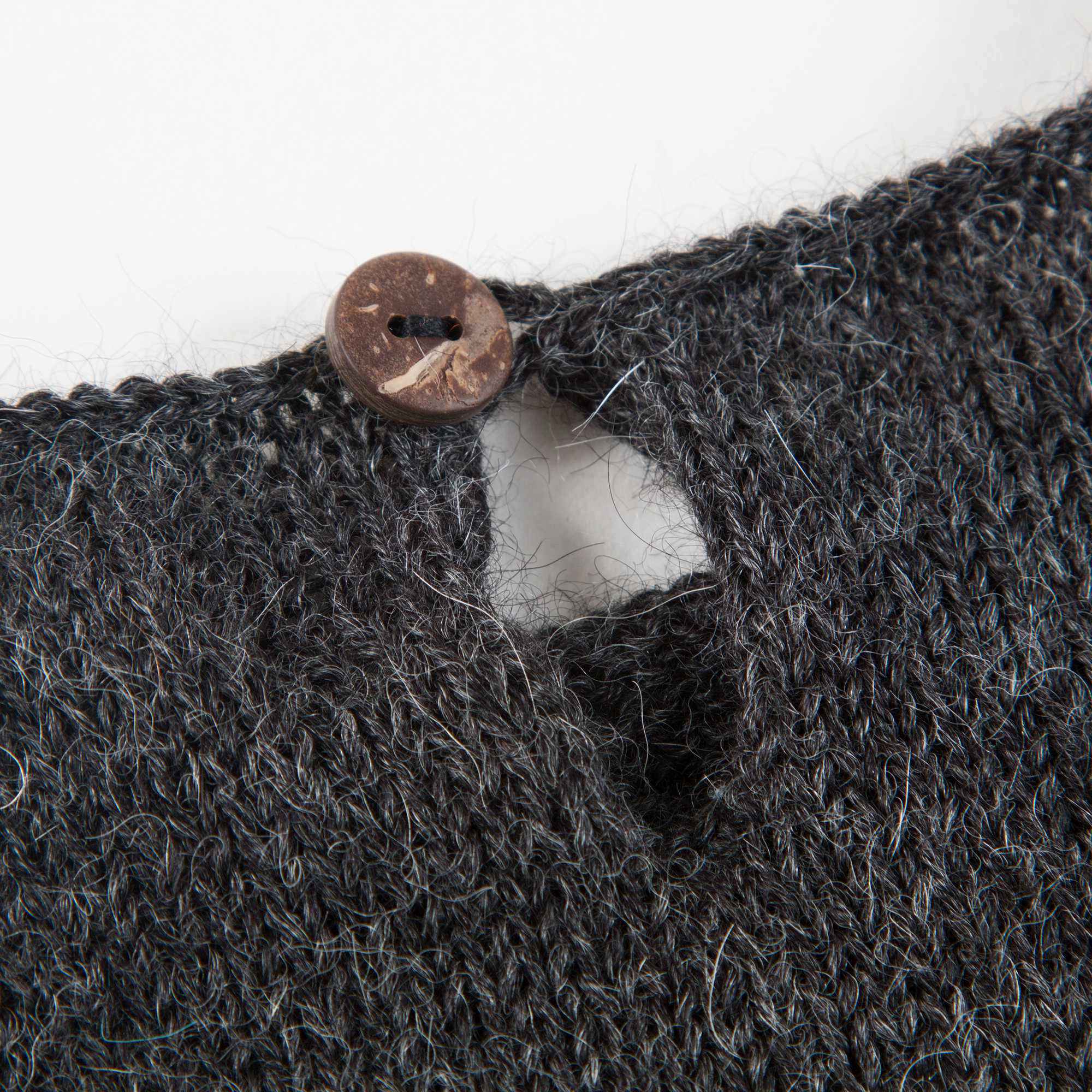 Baby Dark Grey Bunny Alpaca Sweater