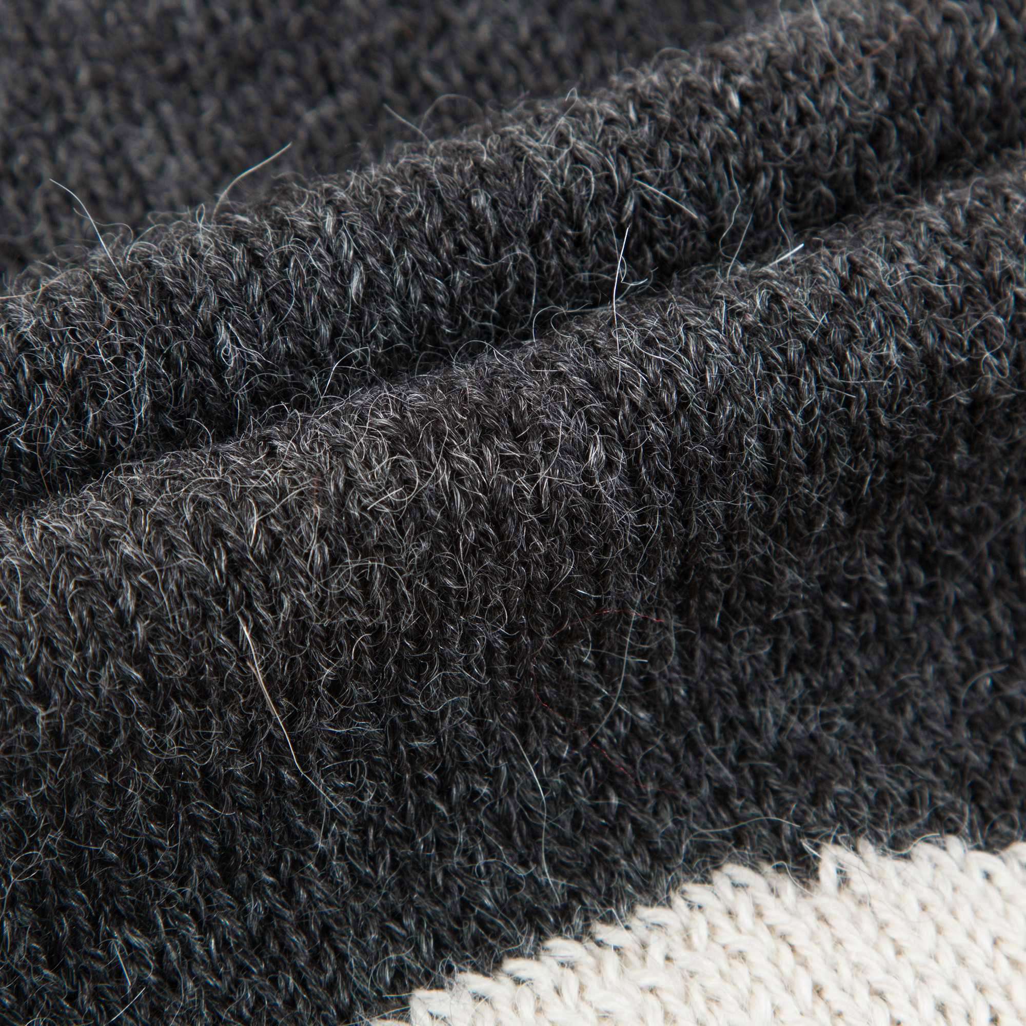 Baby Dark Grey Bunny Alpaca Sweater