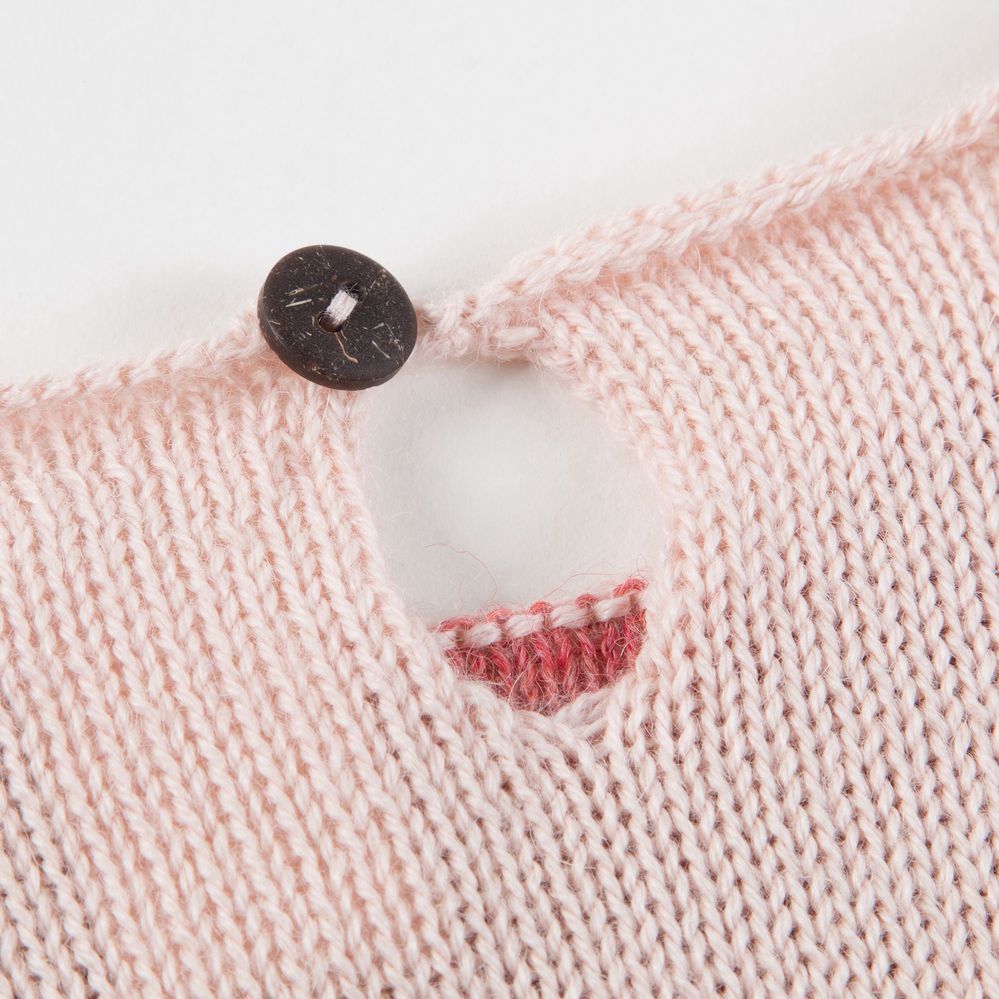 Baby Light Pink Alpaga Wool Poodle Sweater
