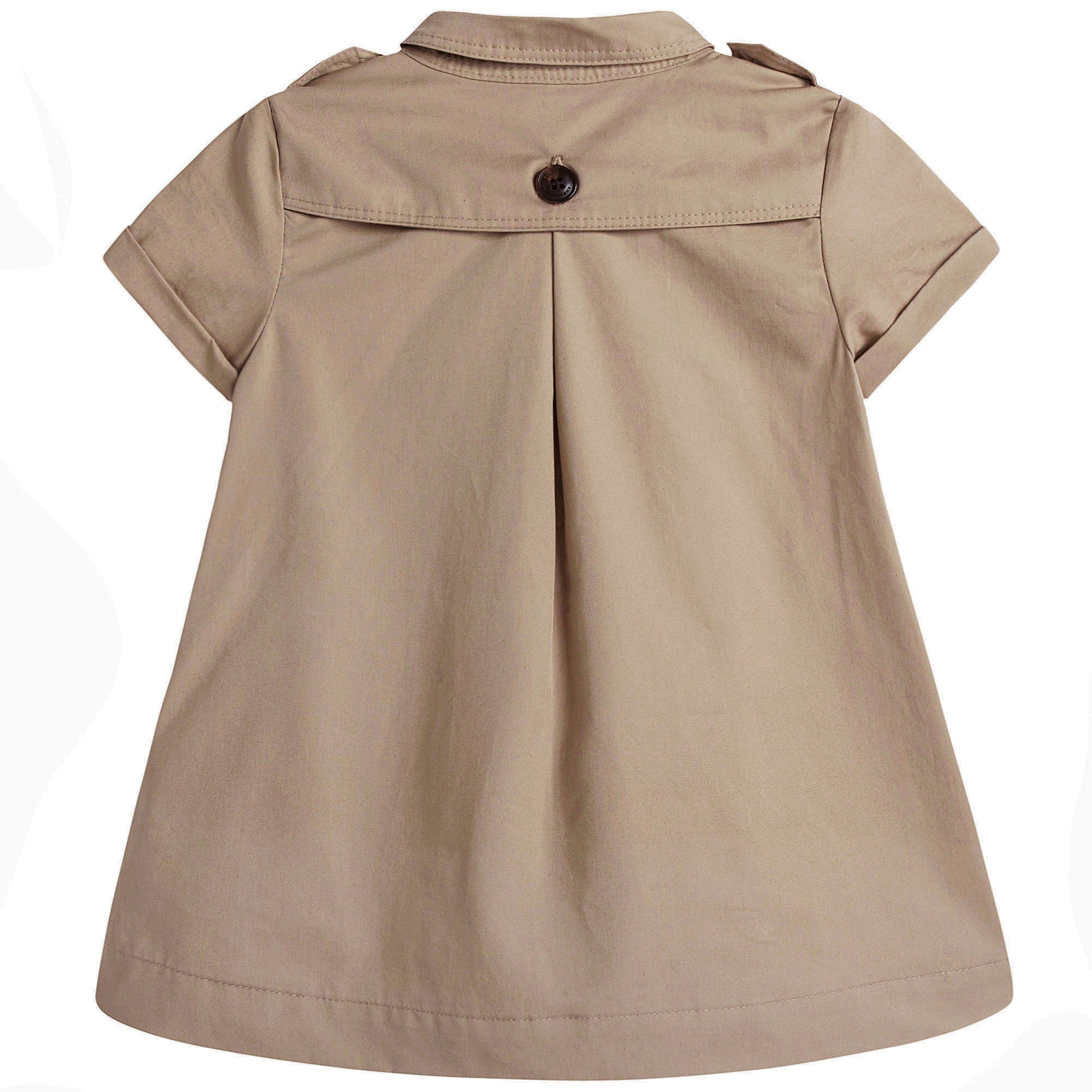 Baby Girls Beige Trench Dress - CÉMAROSE | Children's Fashion Store - 2