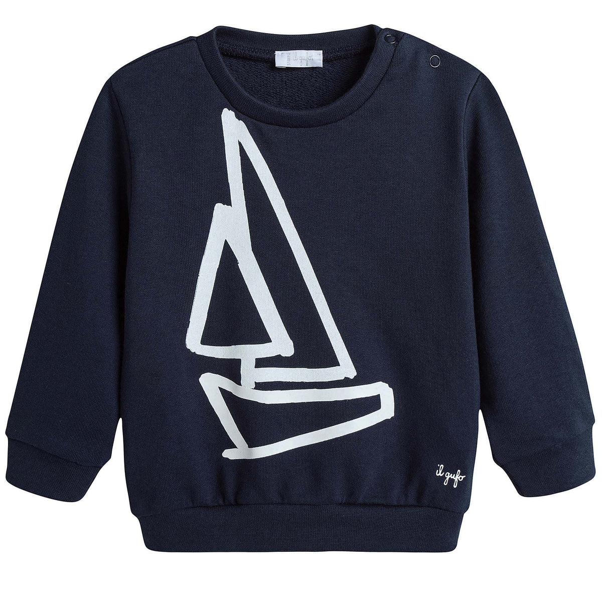 Baby Boys Navy Blue Tracksuit - CÉMAROSE | Children's Fashion Store - 3