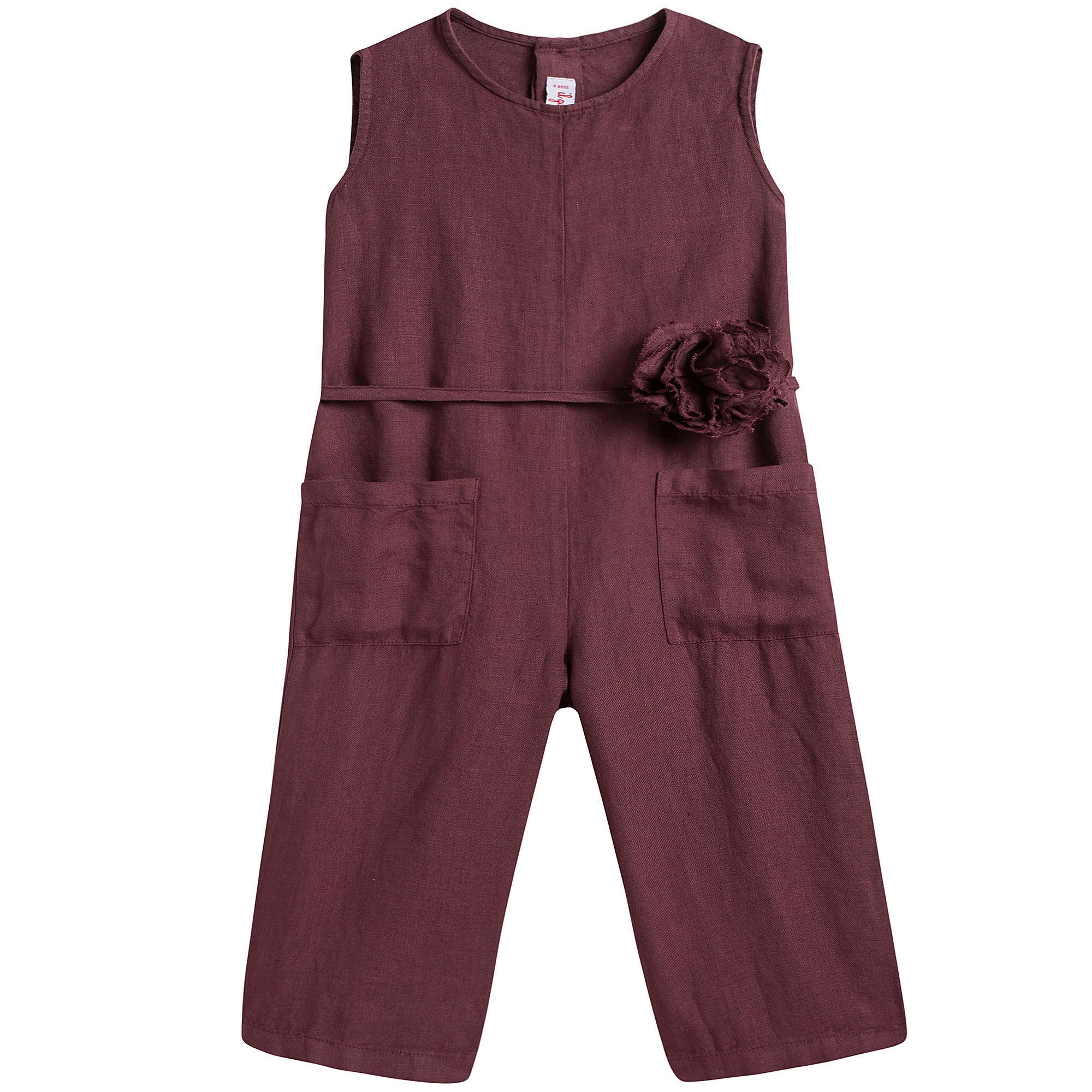 Girls Wine red Rompers - CÉMAROSE | Children's Fashion Store - 1