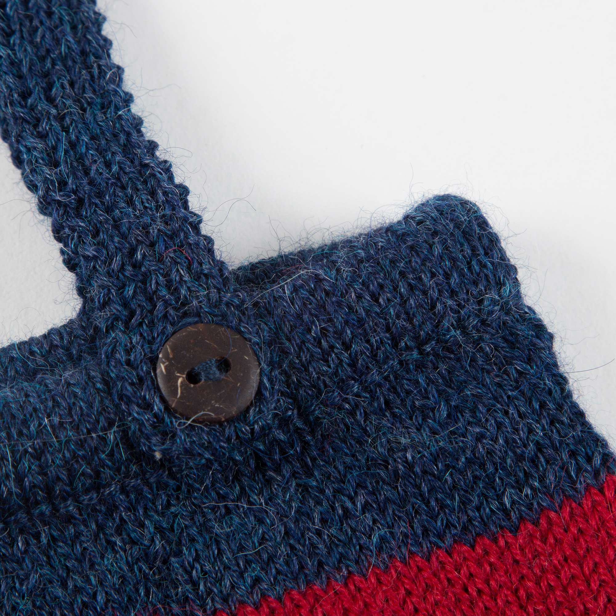 Baby Multicolor Stripes Alpaca Wool Shorts
