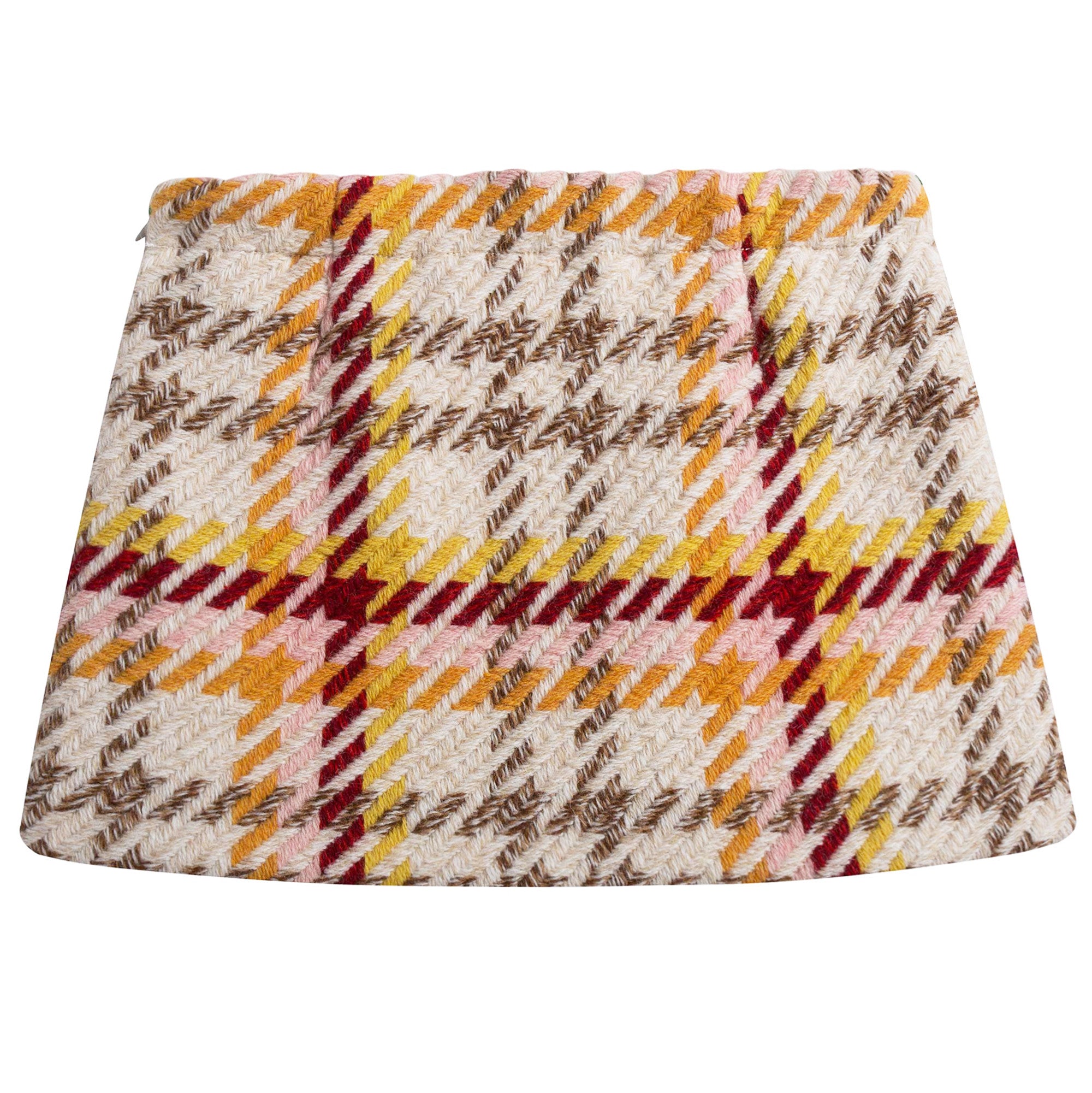 Girls Check Wool Skirt
