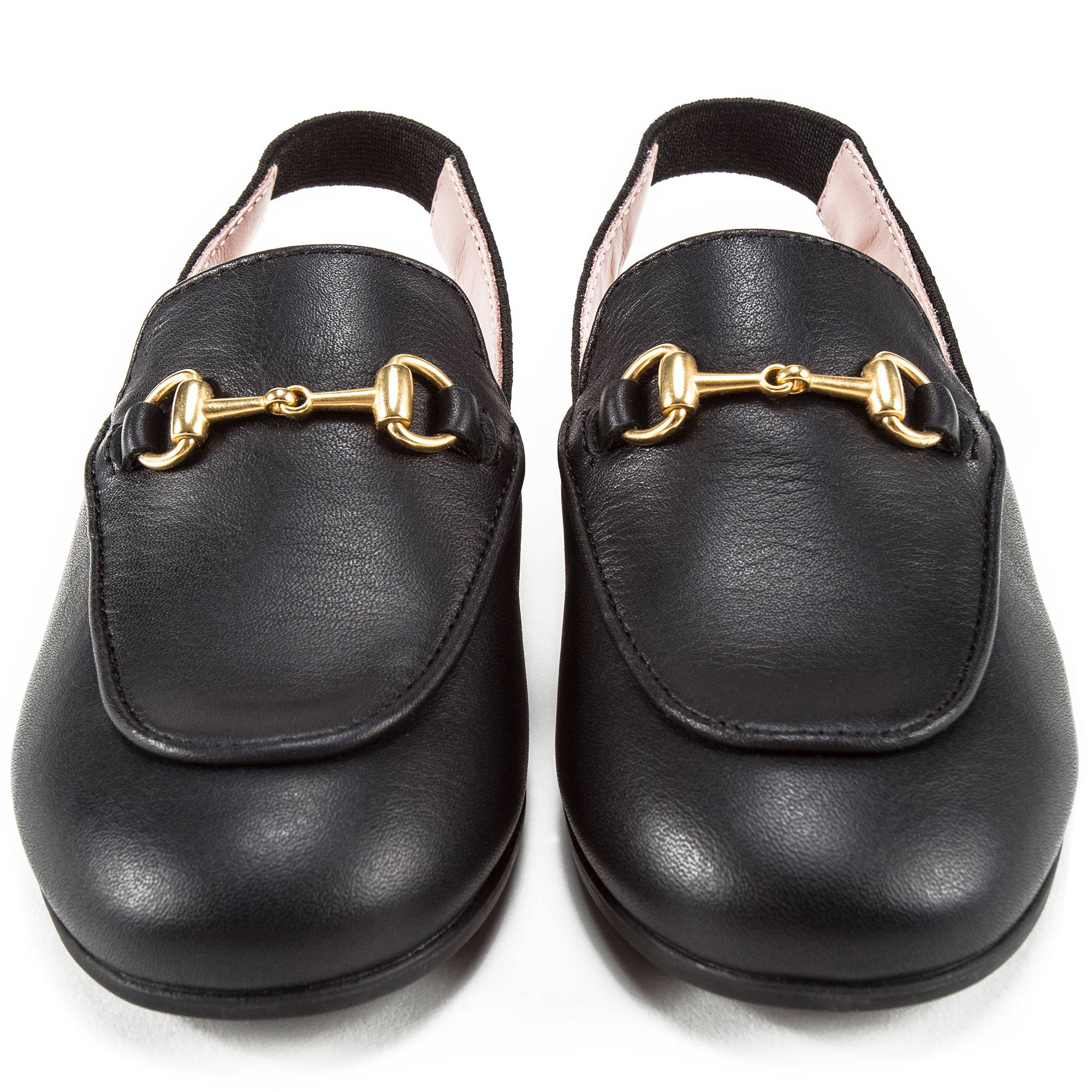 Baby Girls Black Logo Shoes