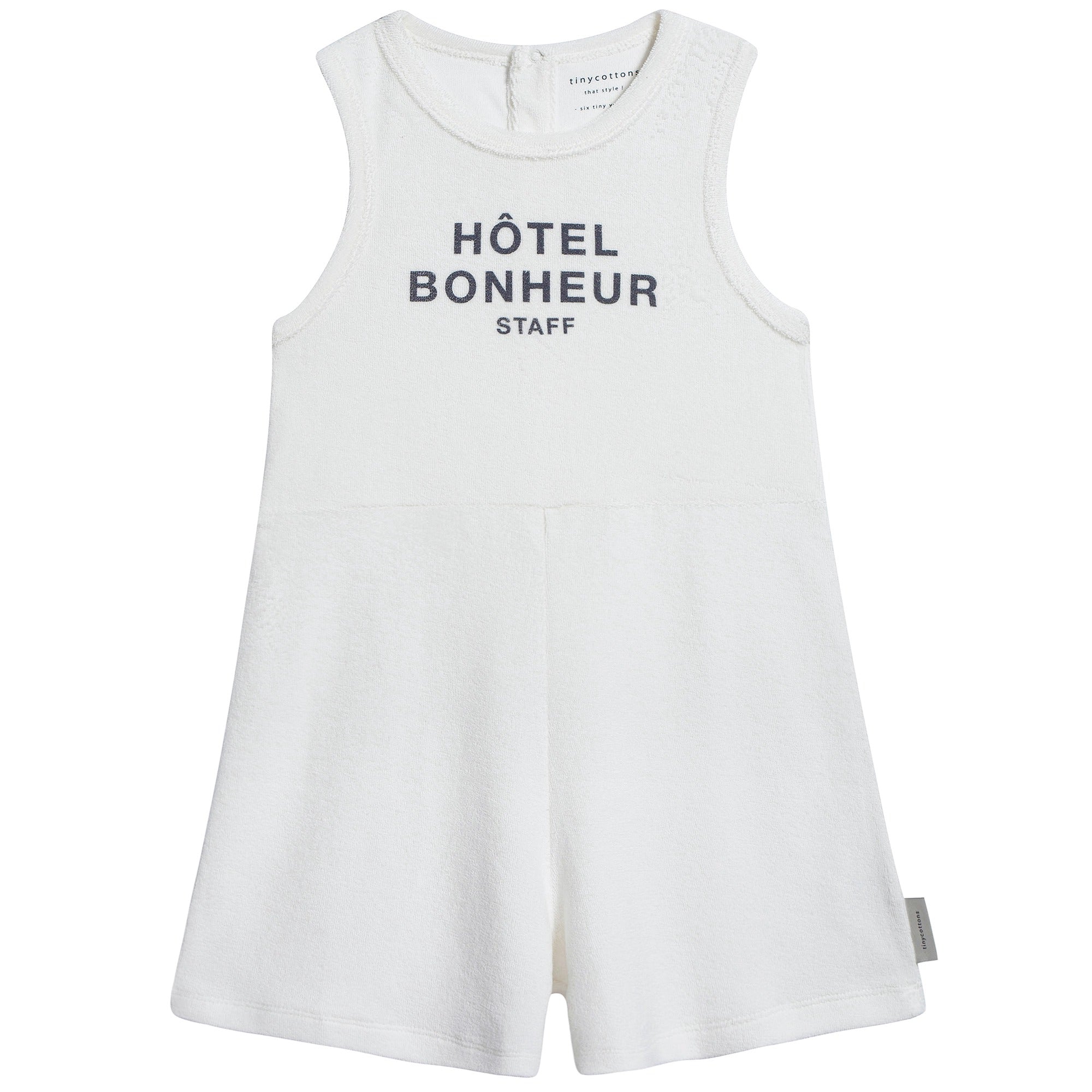 Girls White Pima Cotton Rompers