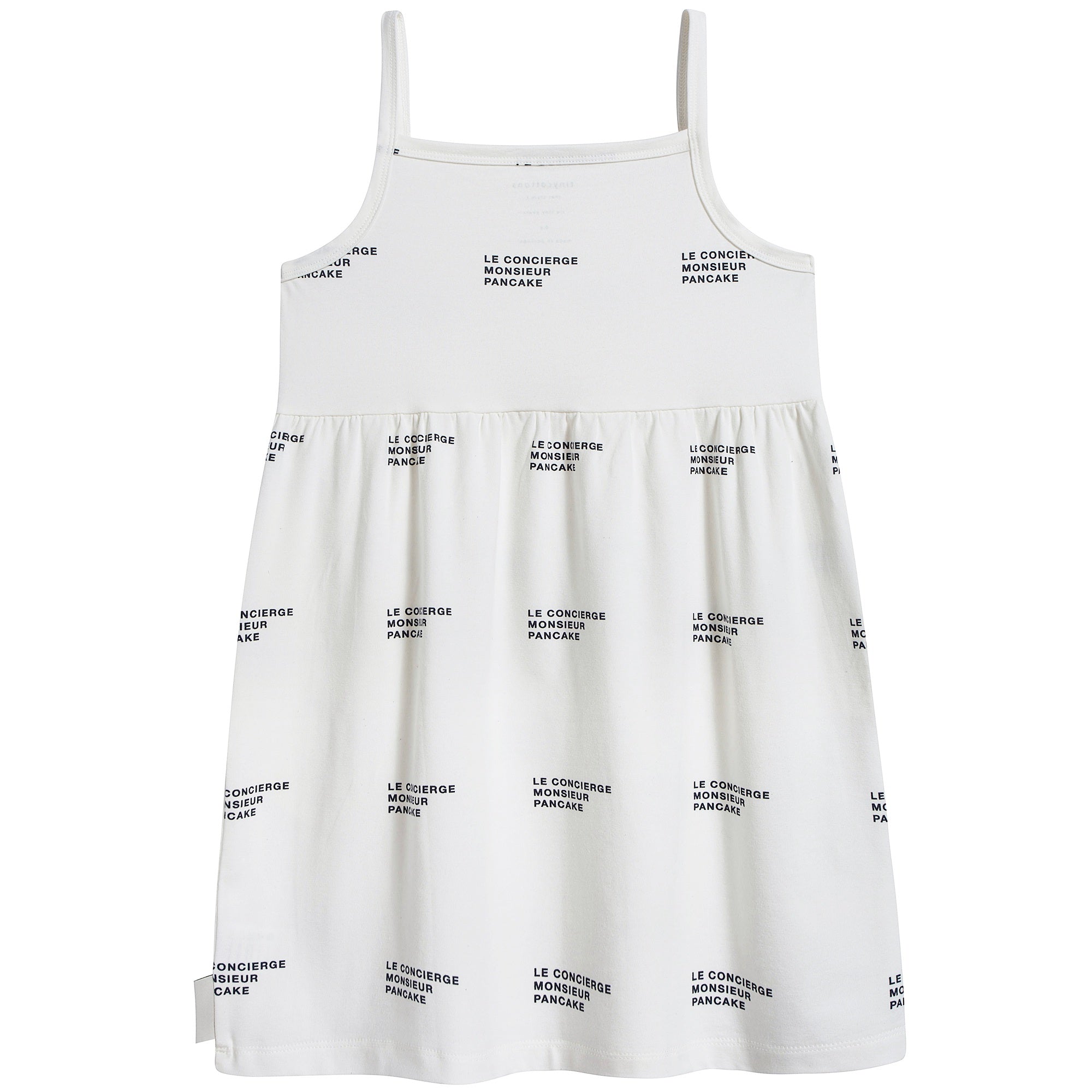 Girls White Pima Cotton Dress