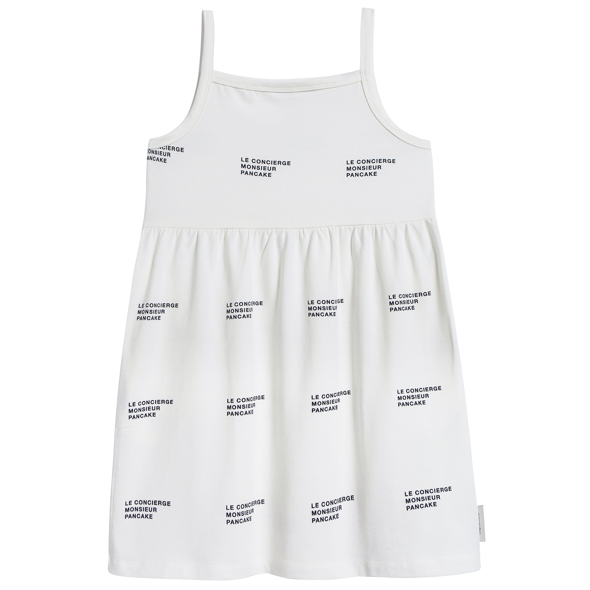 Girls White Pima Cotton Dress