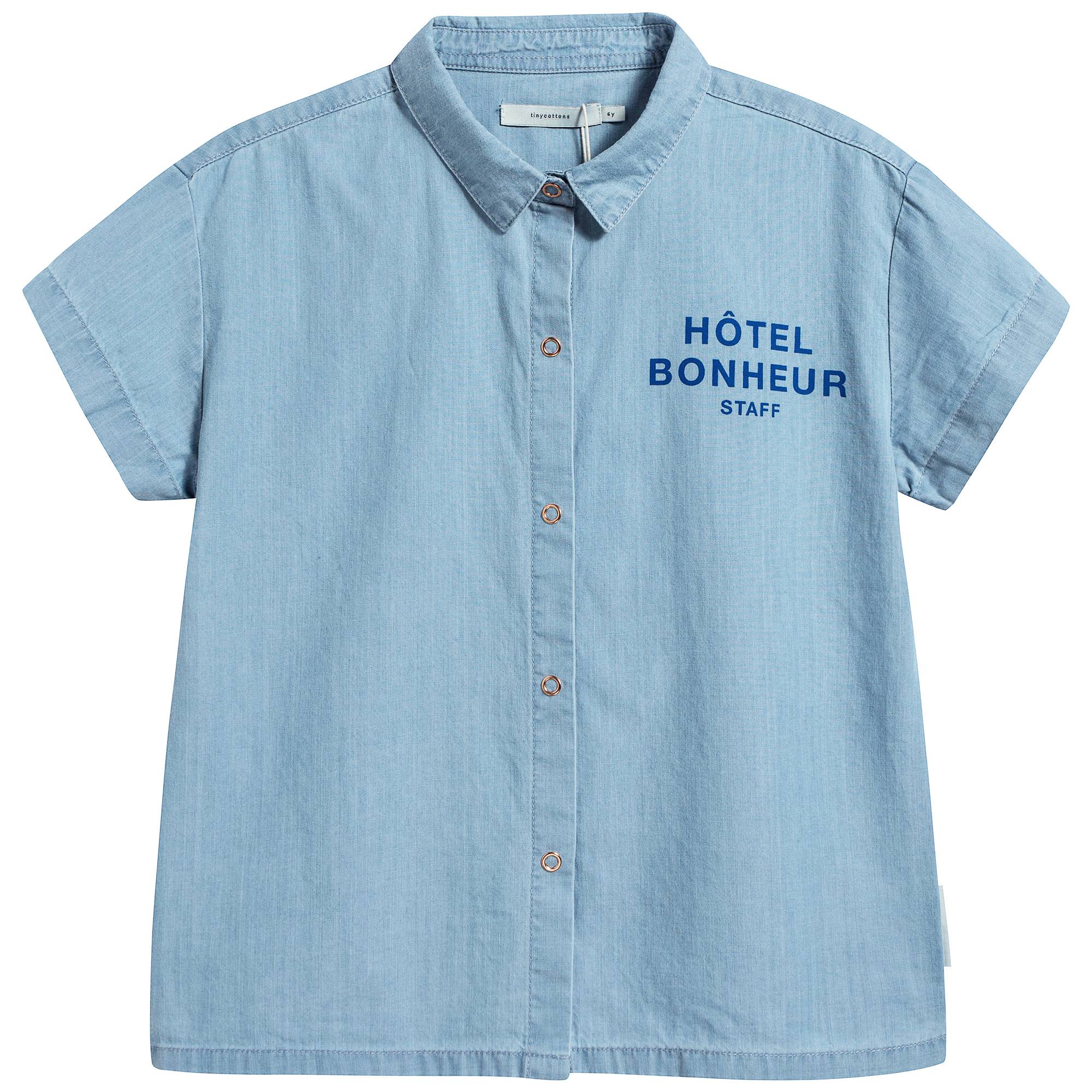 Girls Denim Cotton T-shirt