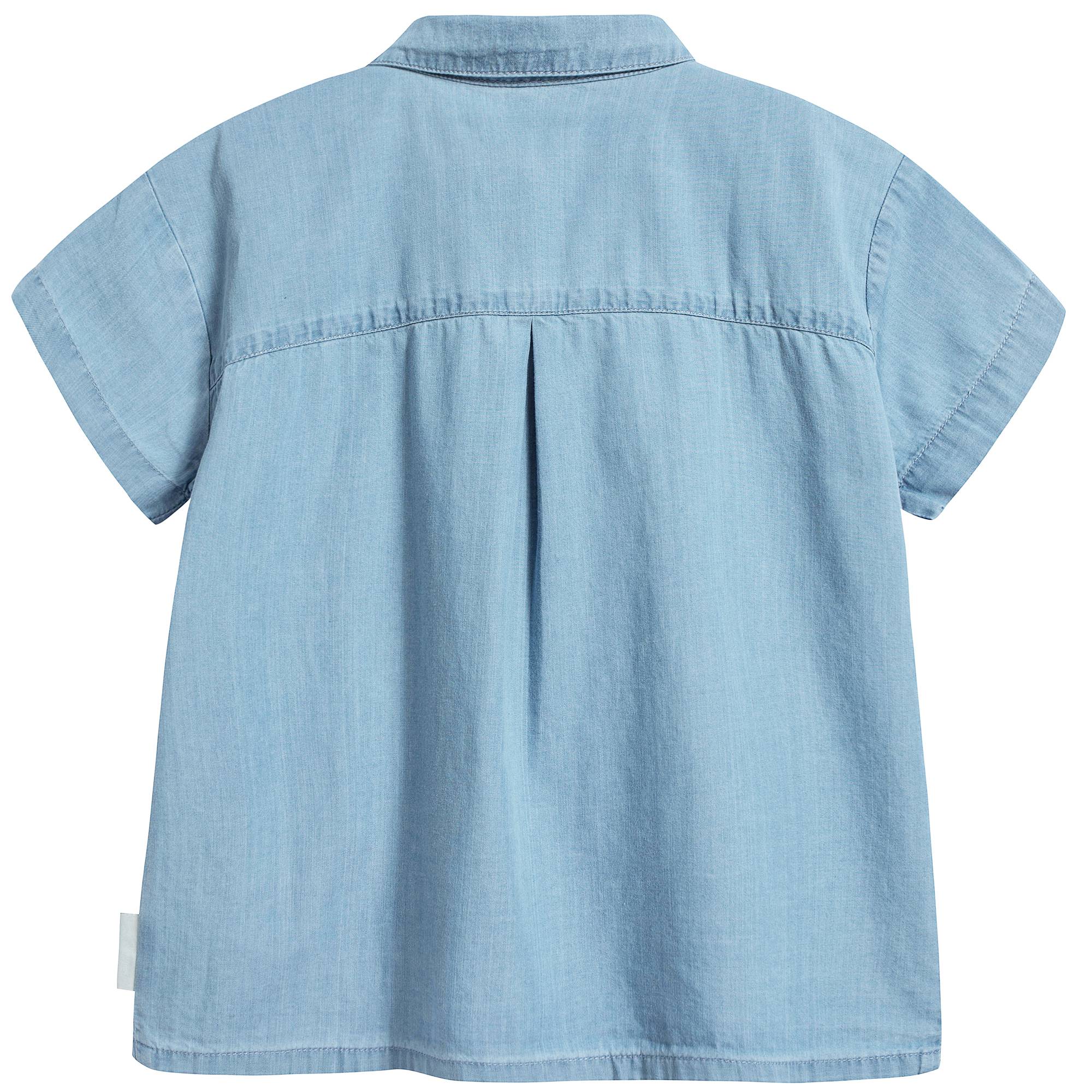 Girls Denim Cotton T-shirt