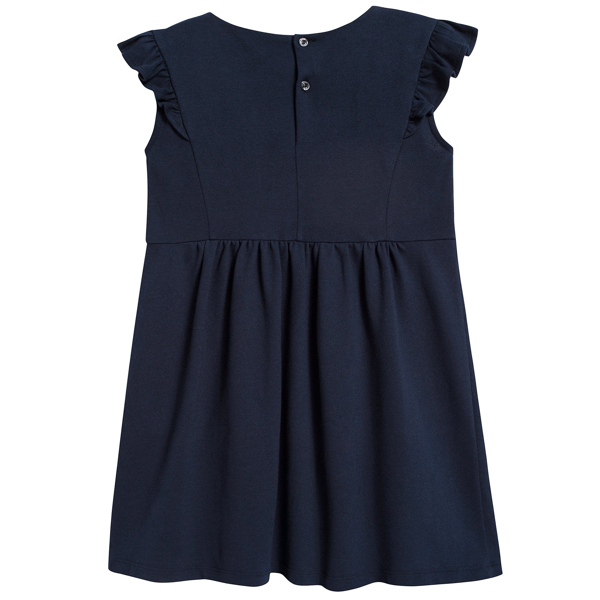 Girls Blue Cotton Dress