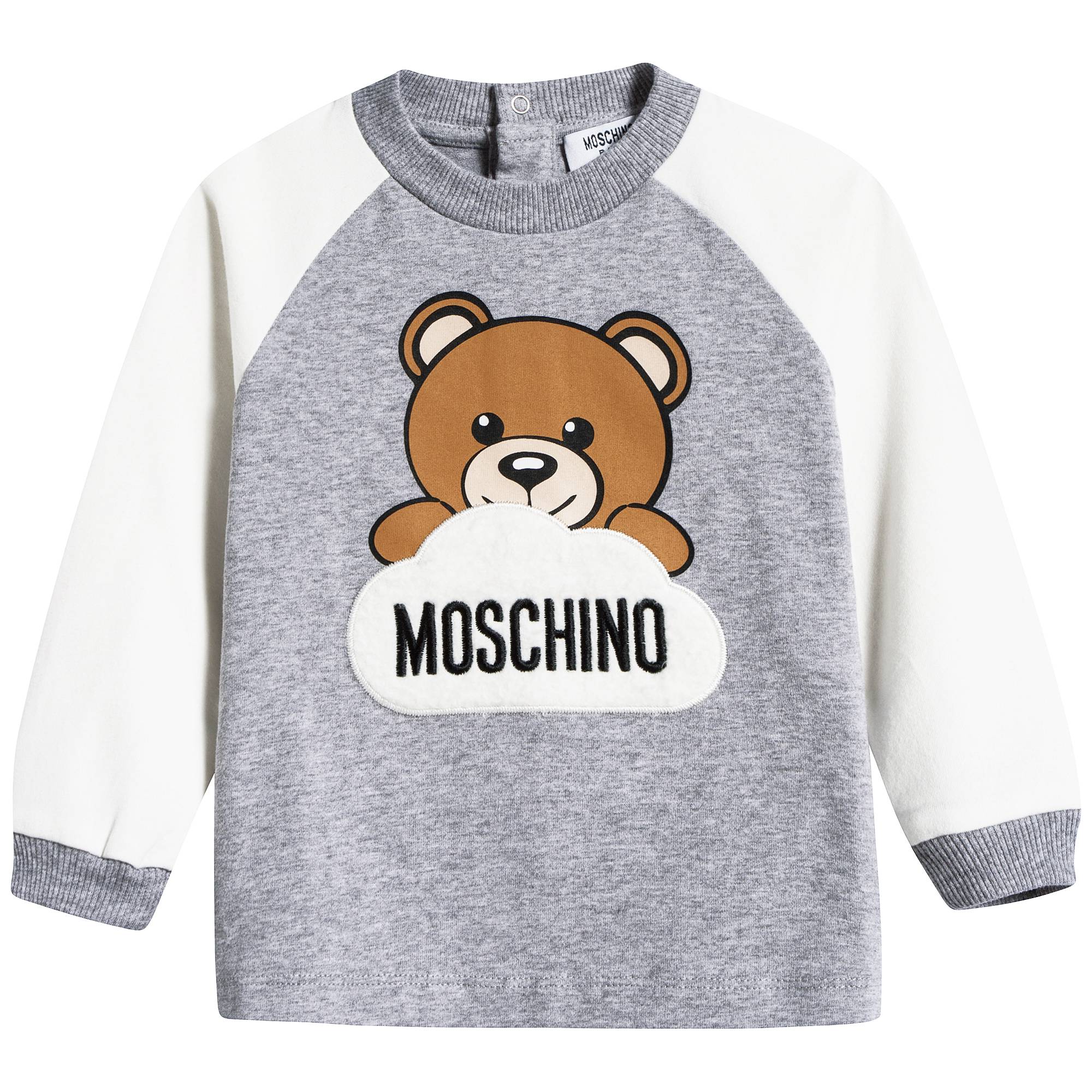 Baby Melange Grey Cotton T-shirt