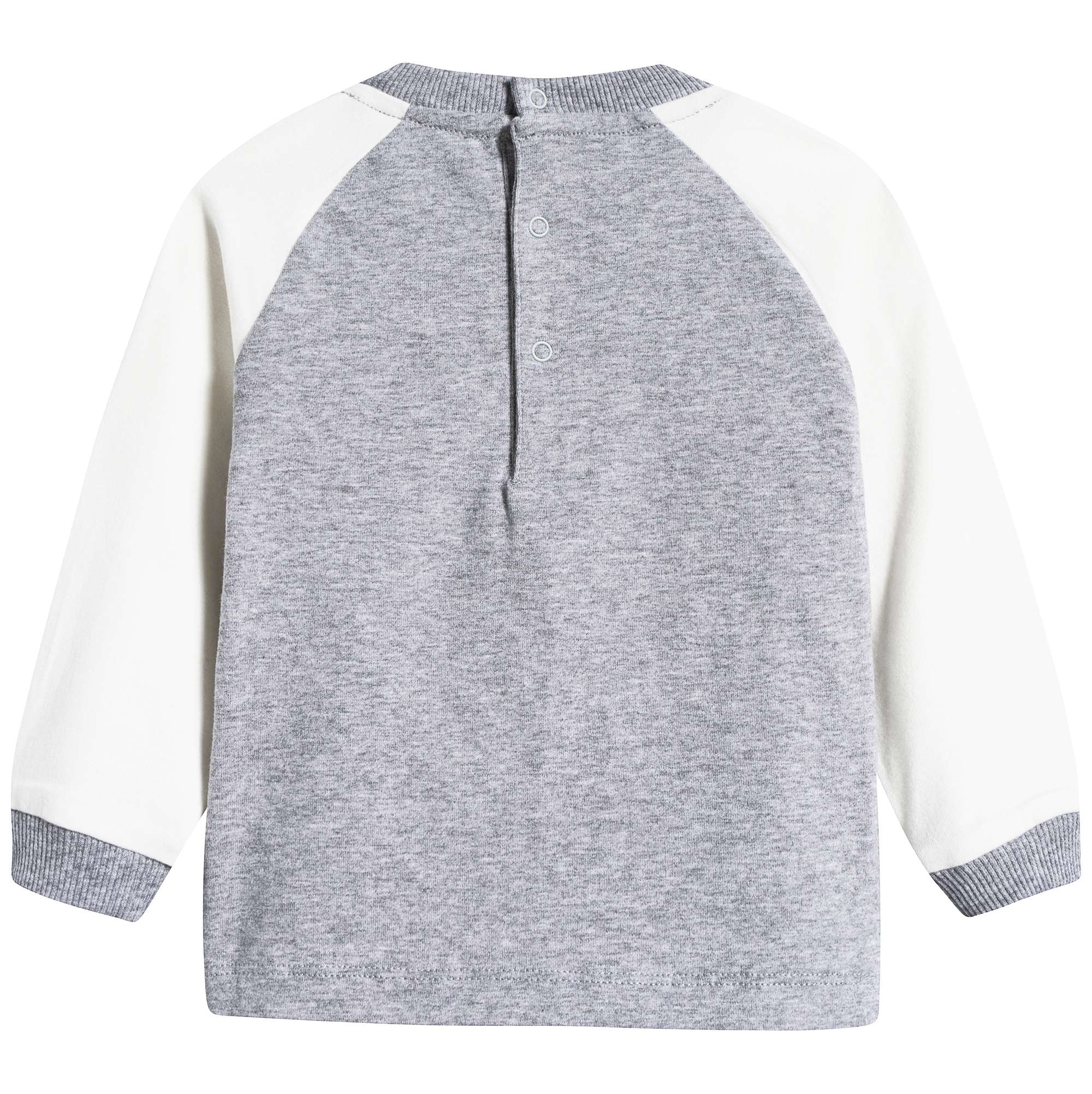 Baby Melange Grey Cotton T-shirt