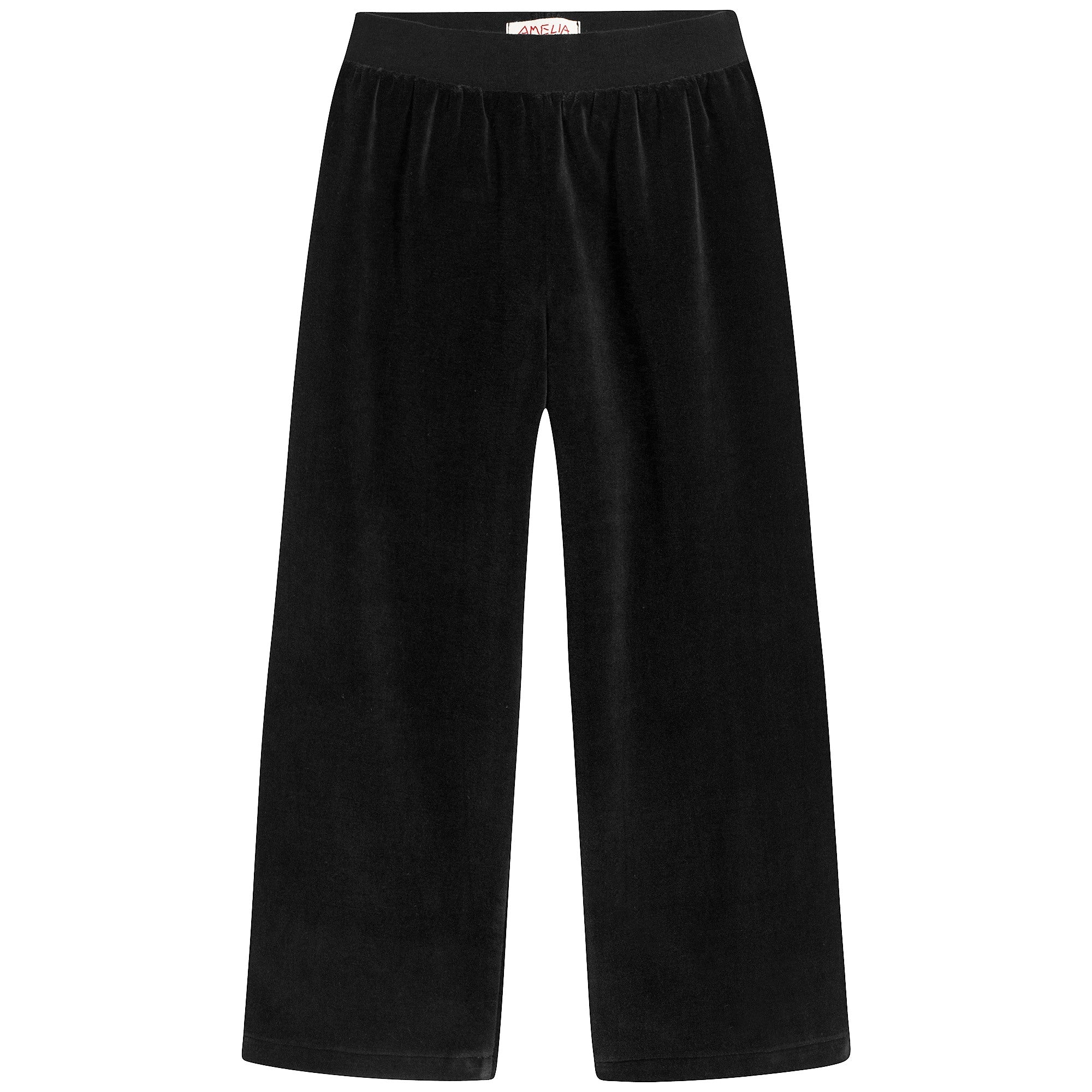 Girls Black Flared Pants