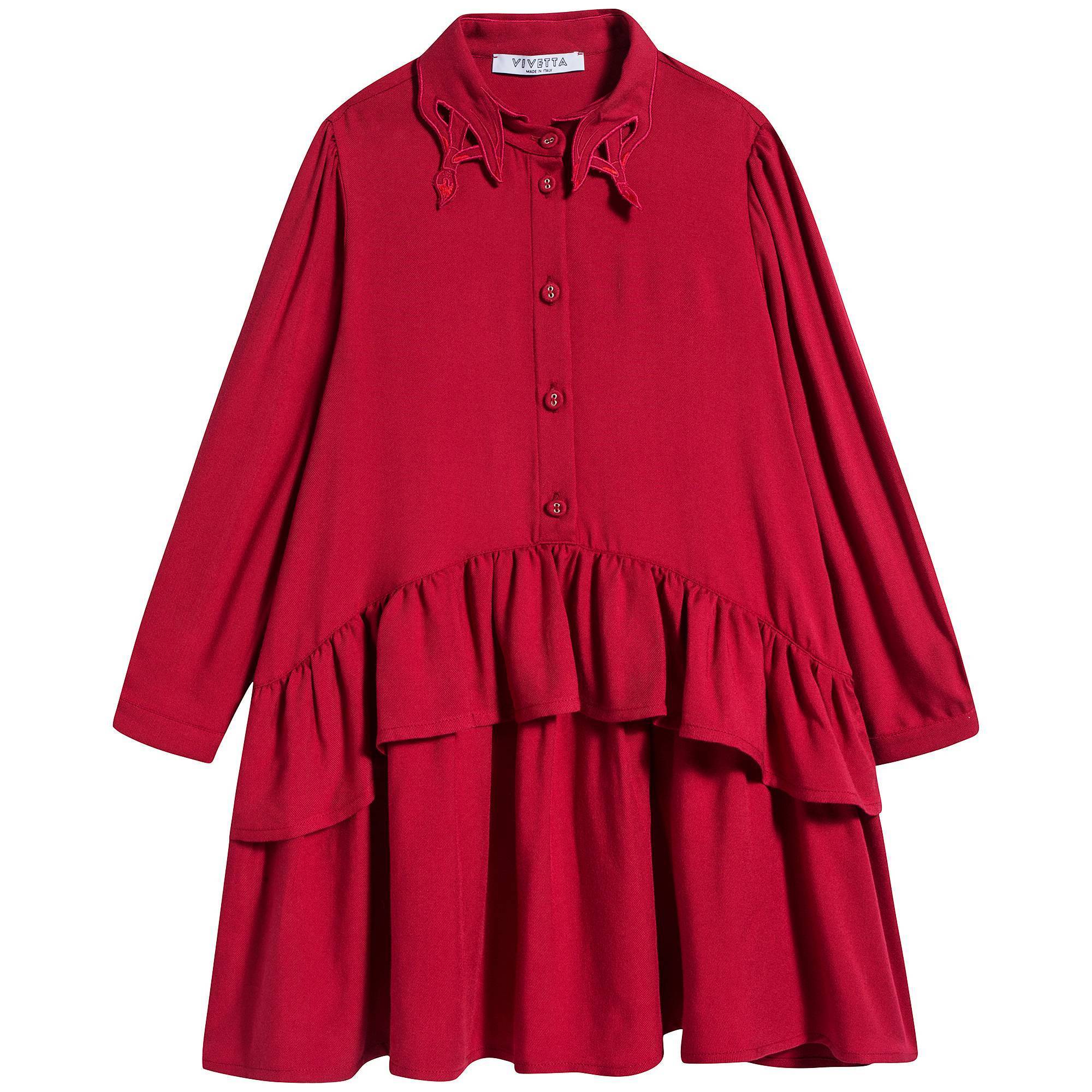 Girls Red Dress