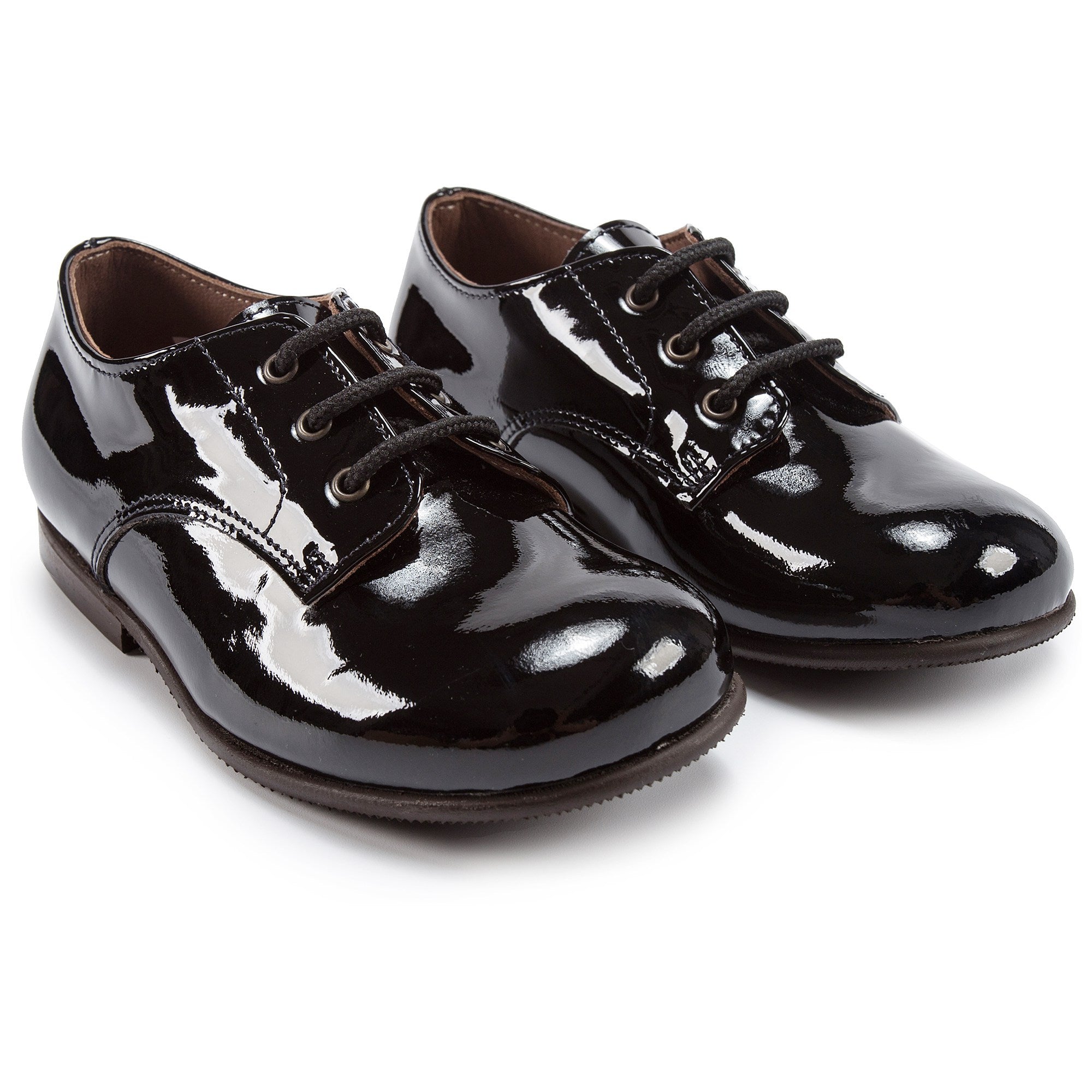 Girls Black Vernice Shoes