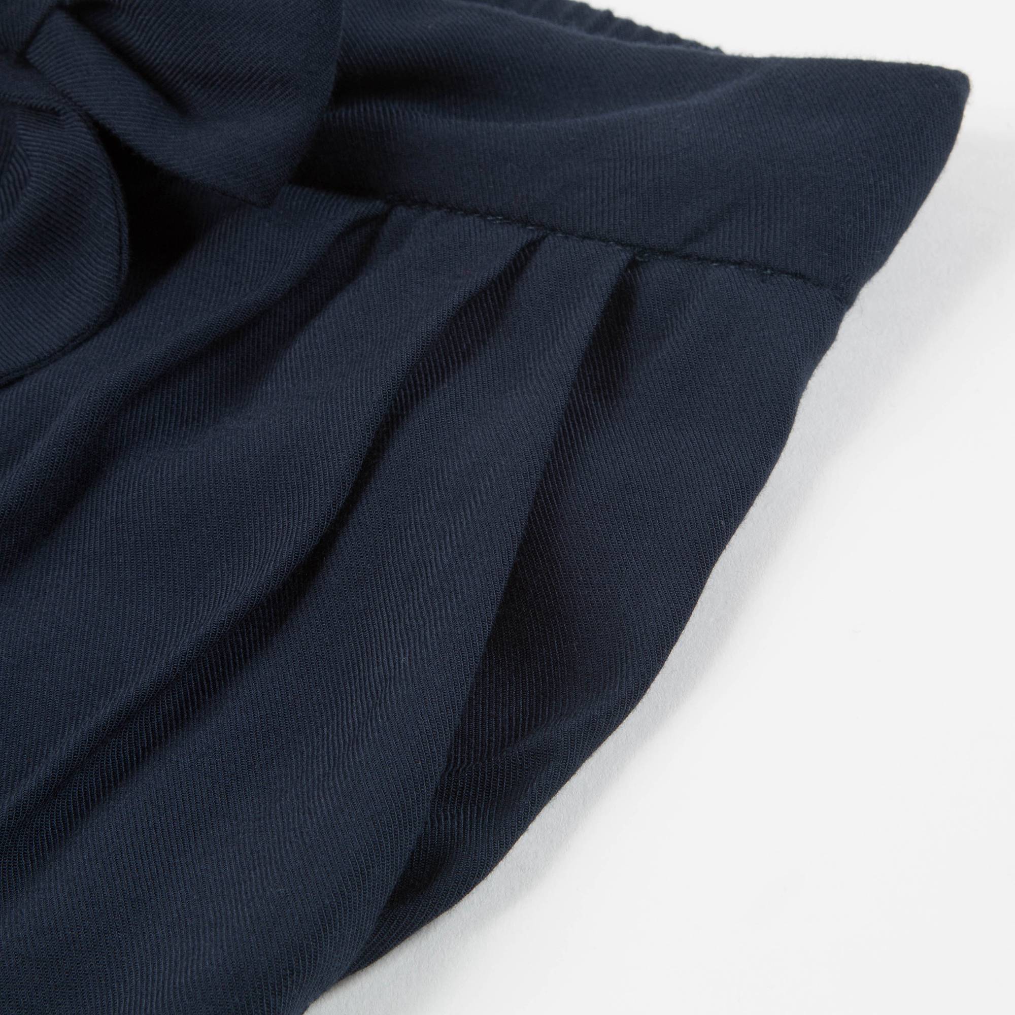 Girls Black Wide-Legged Trousers