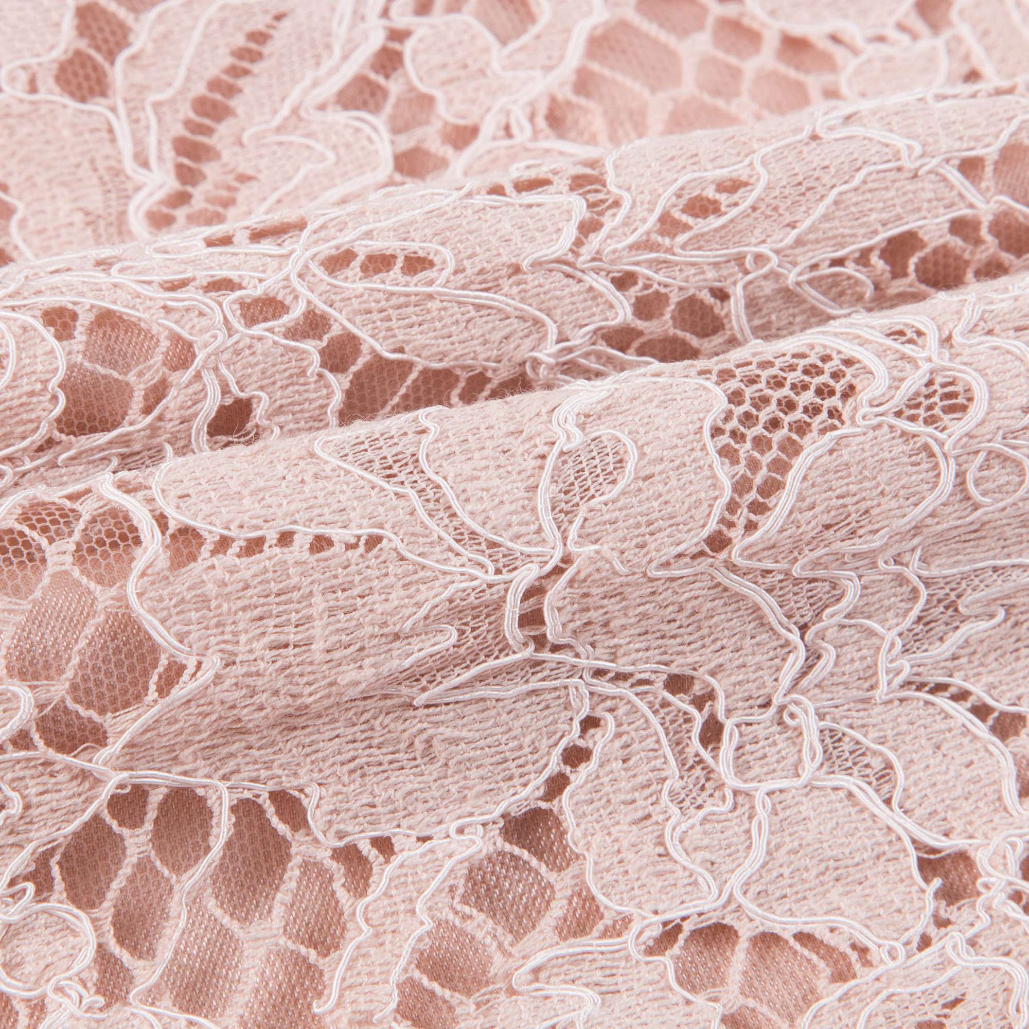 Girls Pink Lace Dress