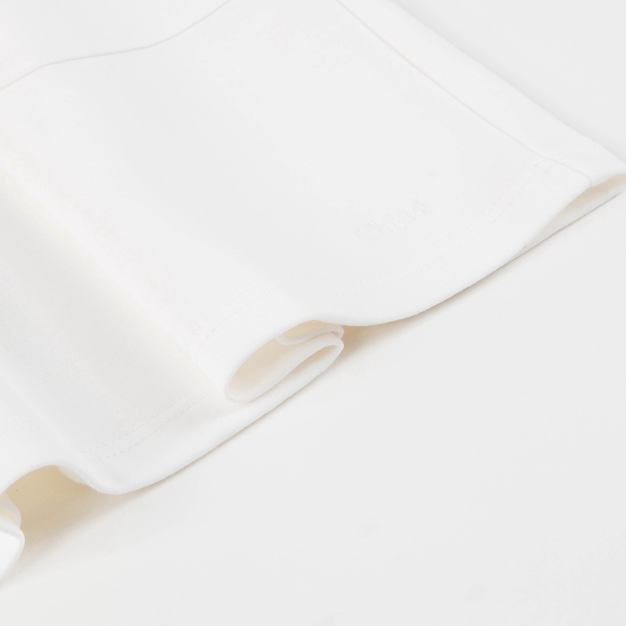 Girls Off White Cotton Dress
