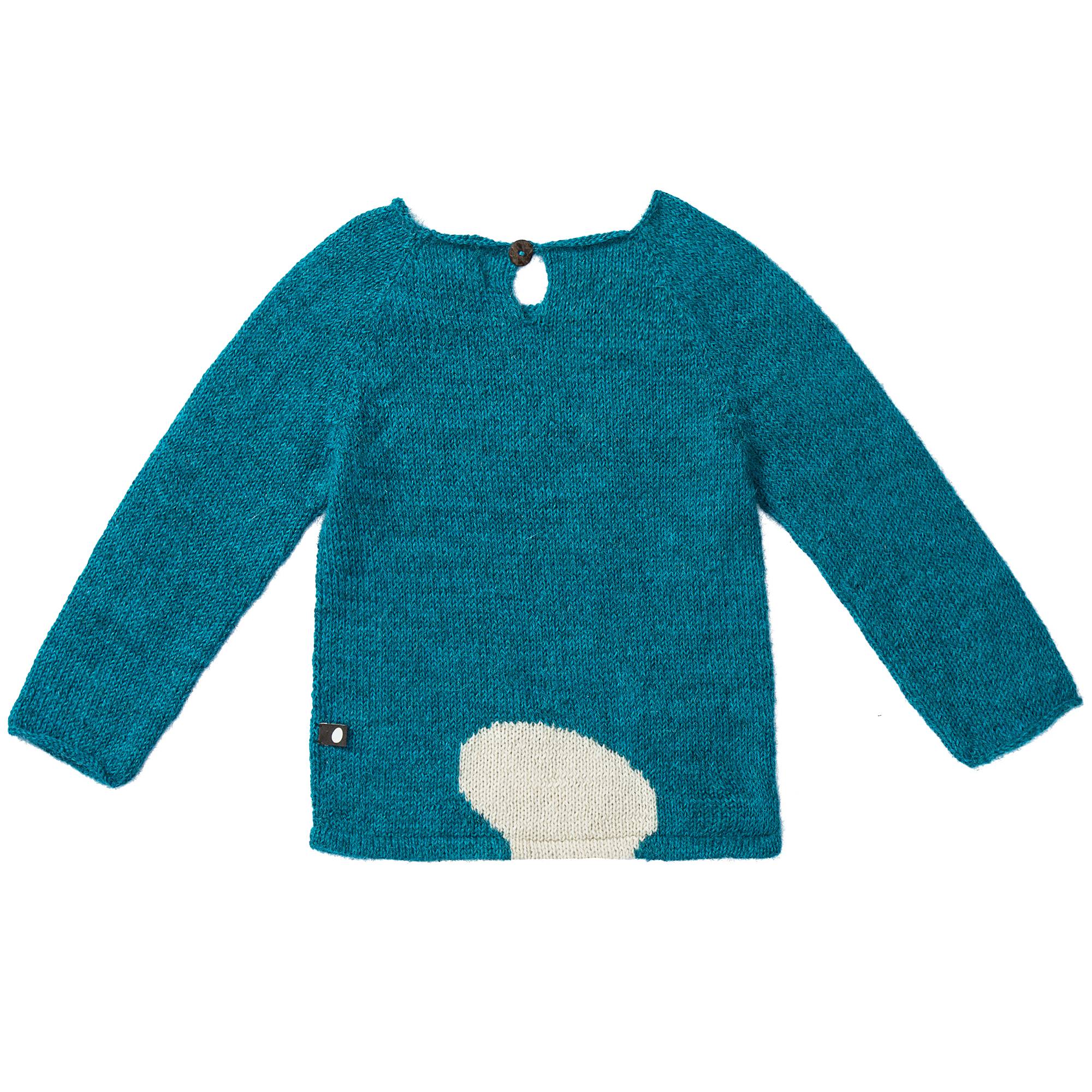 Baby Bay Blue Bunny Alpaca Sweater