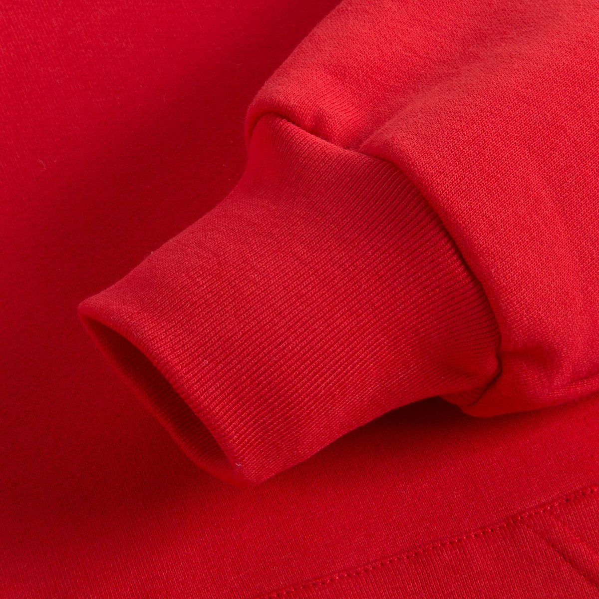 Sweat-shirt en coton à logo rouge pour garçons et filles