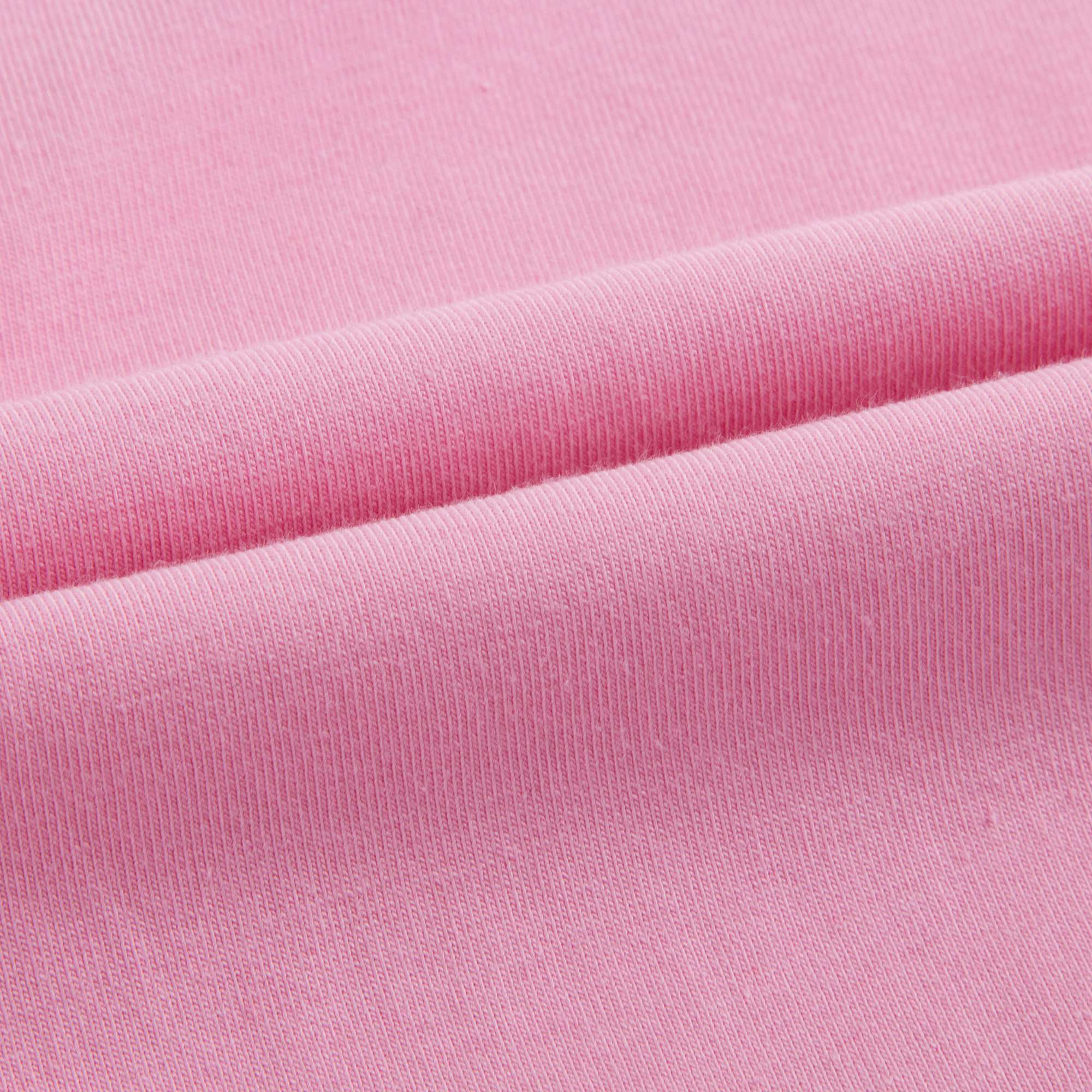 Girls Pink Logo Cotton Leggings