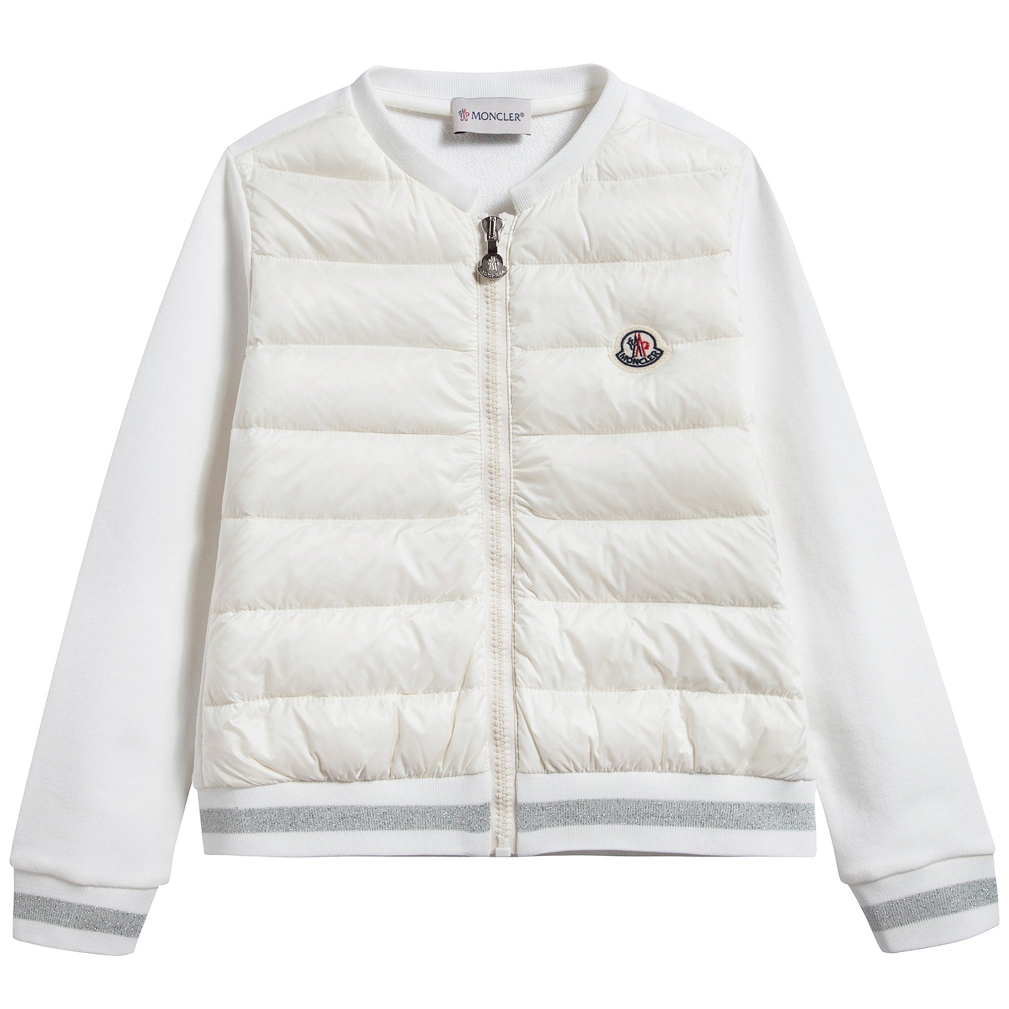 Girls White "Maglia" Cardigan