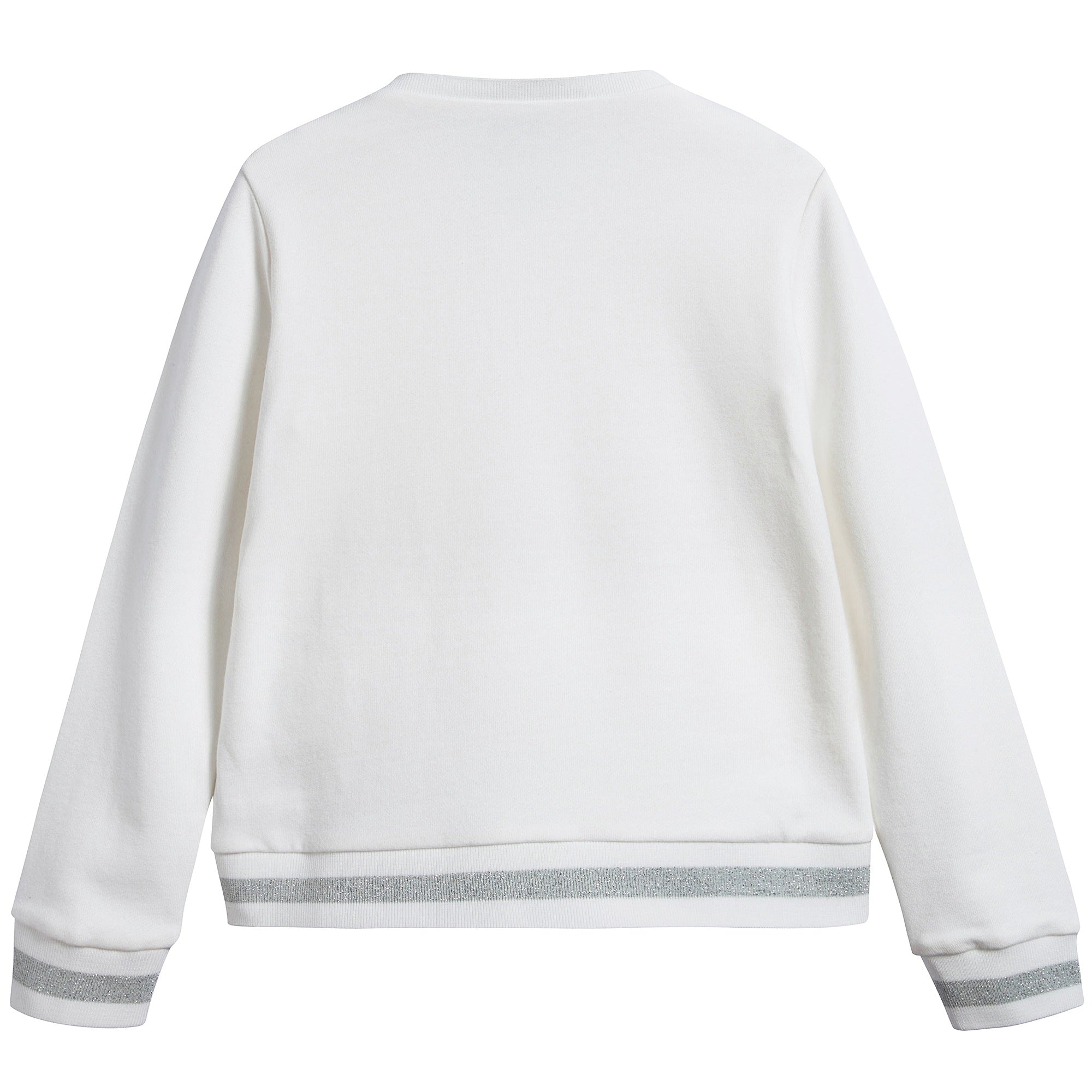 Girls White "Maglia" Cardigan