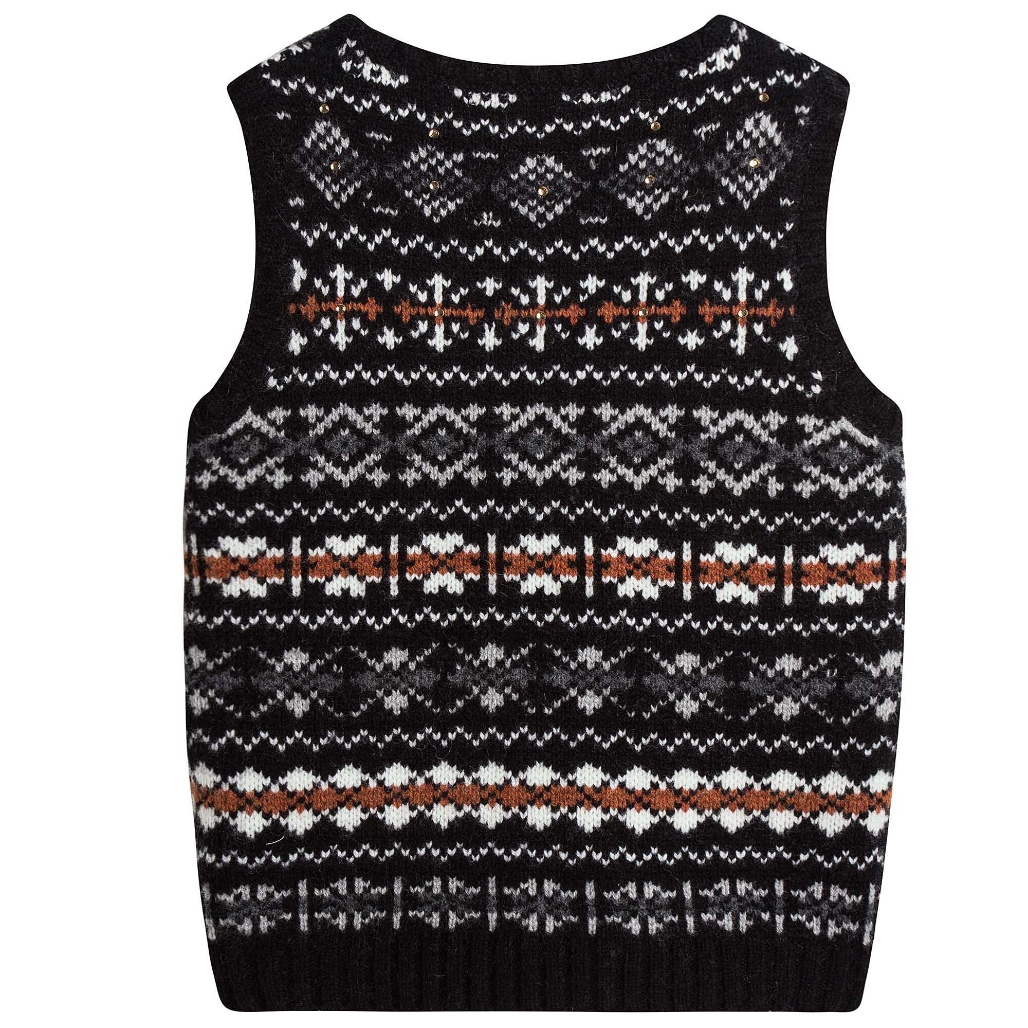 Girls Black & Grey Slip Overs - CÉMAROSE | Children's Fashion Store - 2