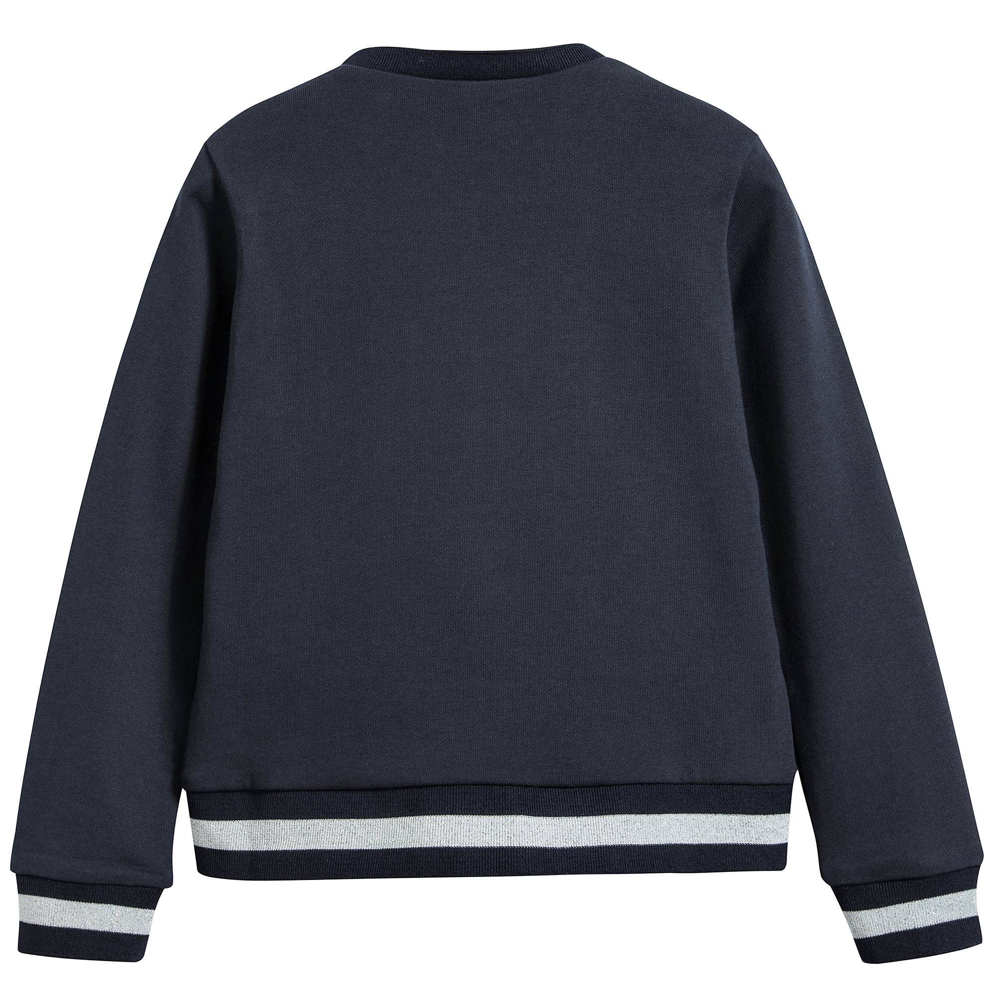 Girls Navy Blue "Maglia" Cardigan