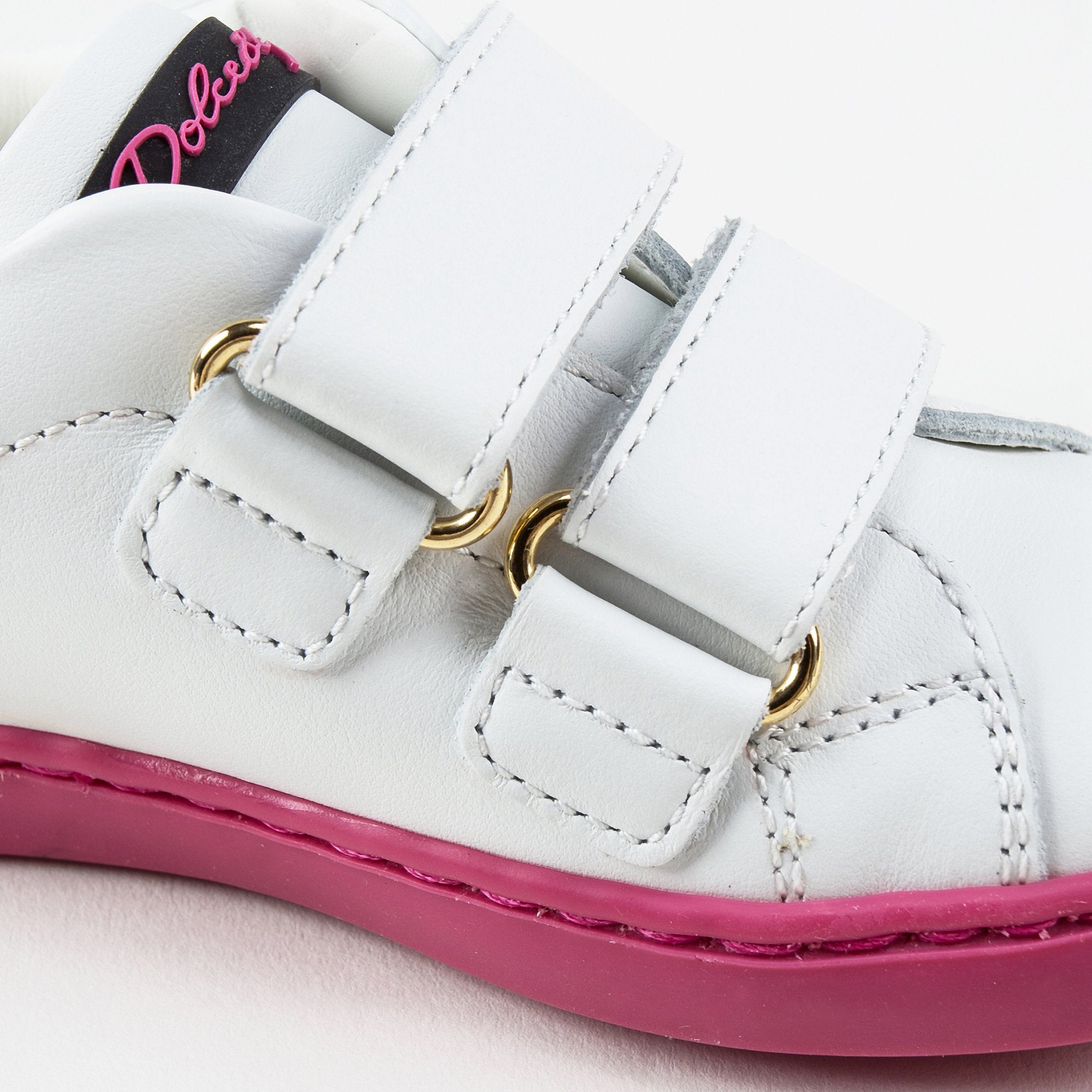 Baby Girls White Leather "Love" Shoes