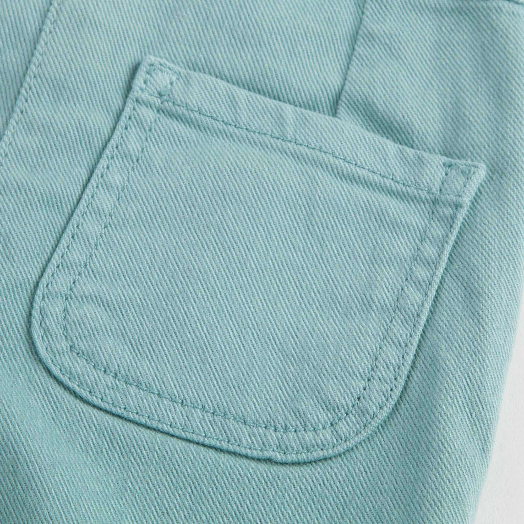 Girls Green Braided Trousers