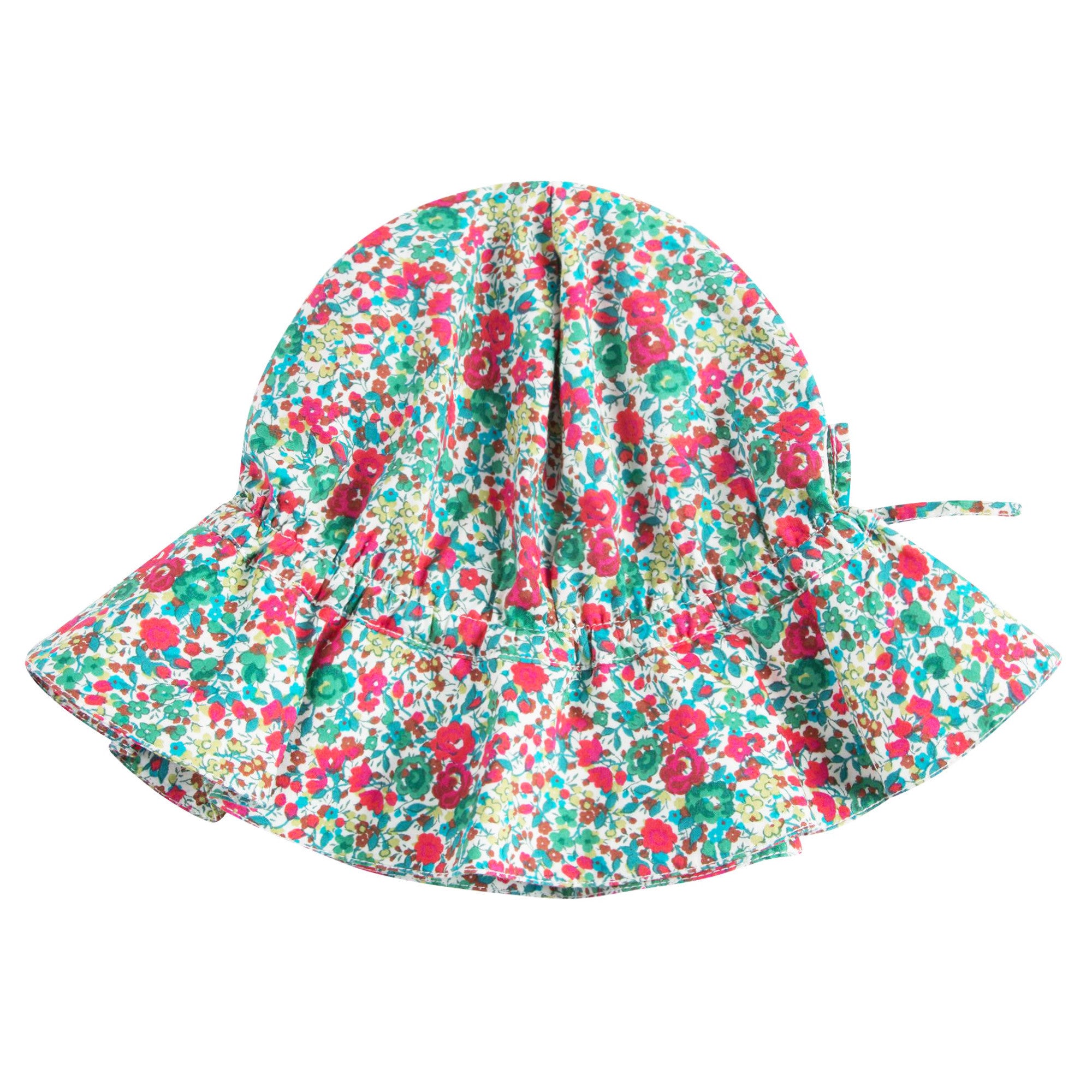 Baby Girls Green Liberty Woven Sunhat