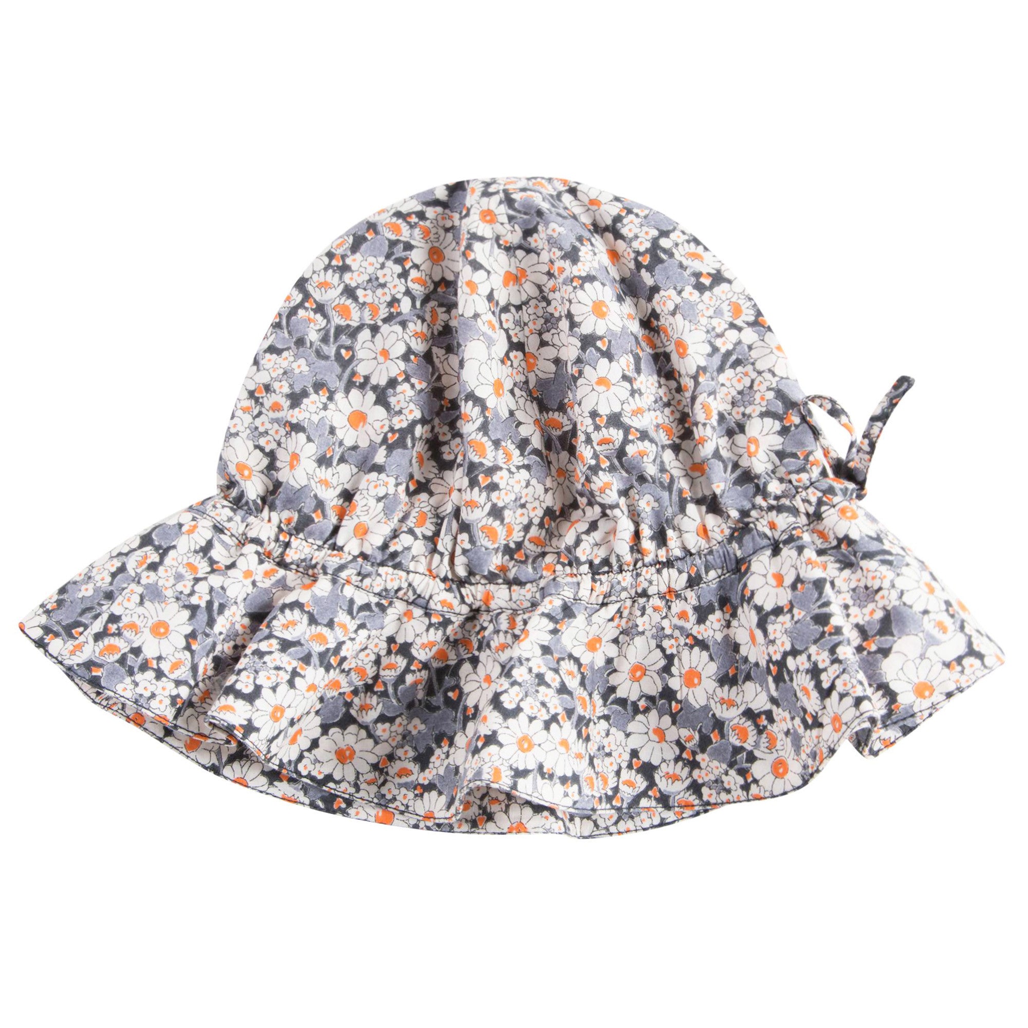 Baby Girls Grey Liberty Woven Sunhat
