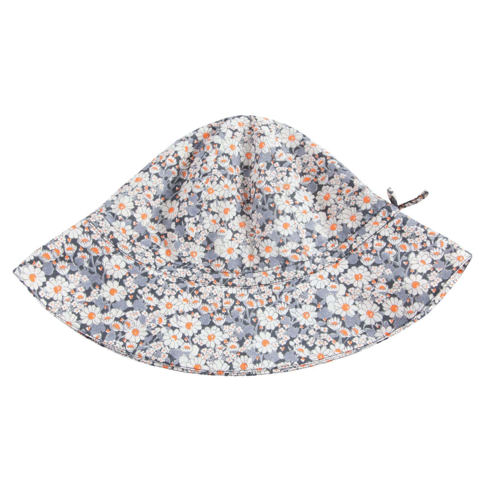 Girls Grey Liberty Woven Sunhat