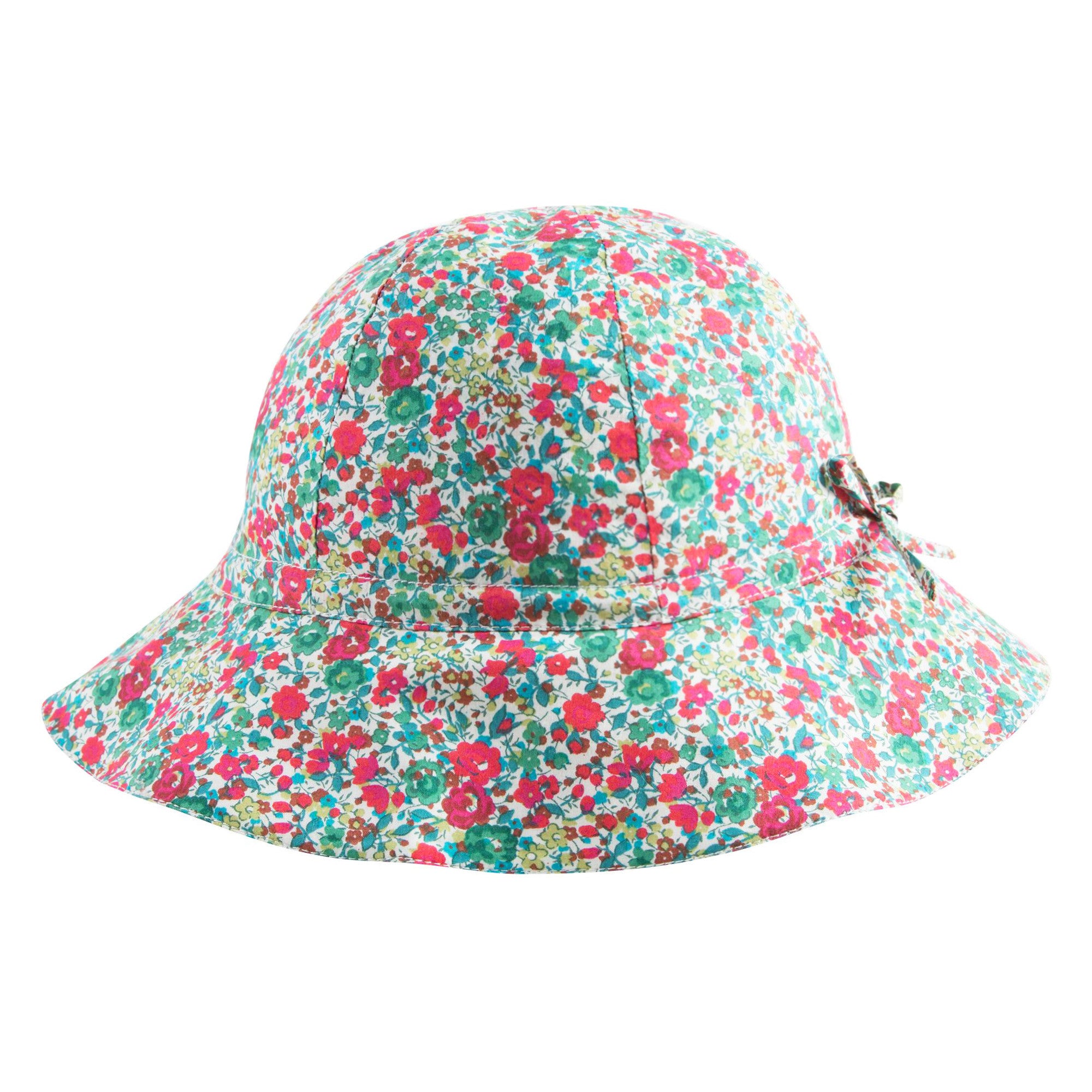 Girls Green Liberty Woven Sunhat