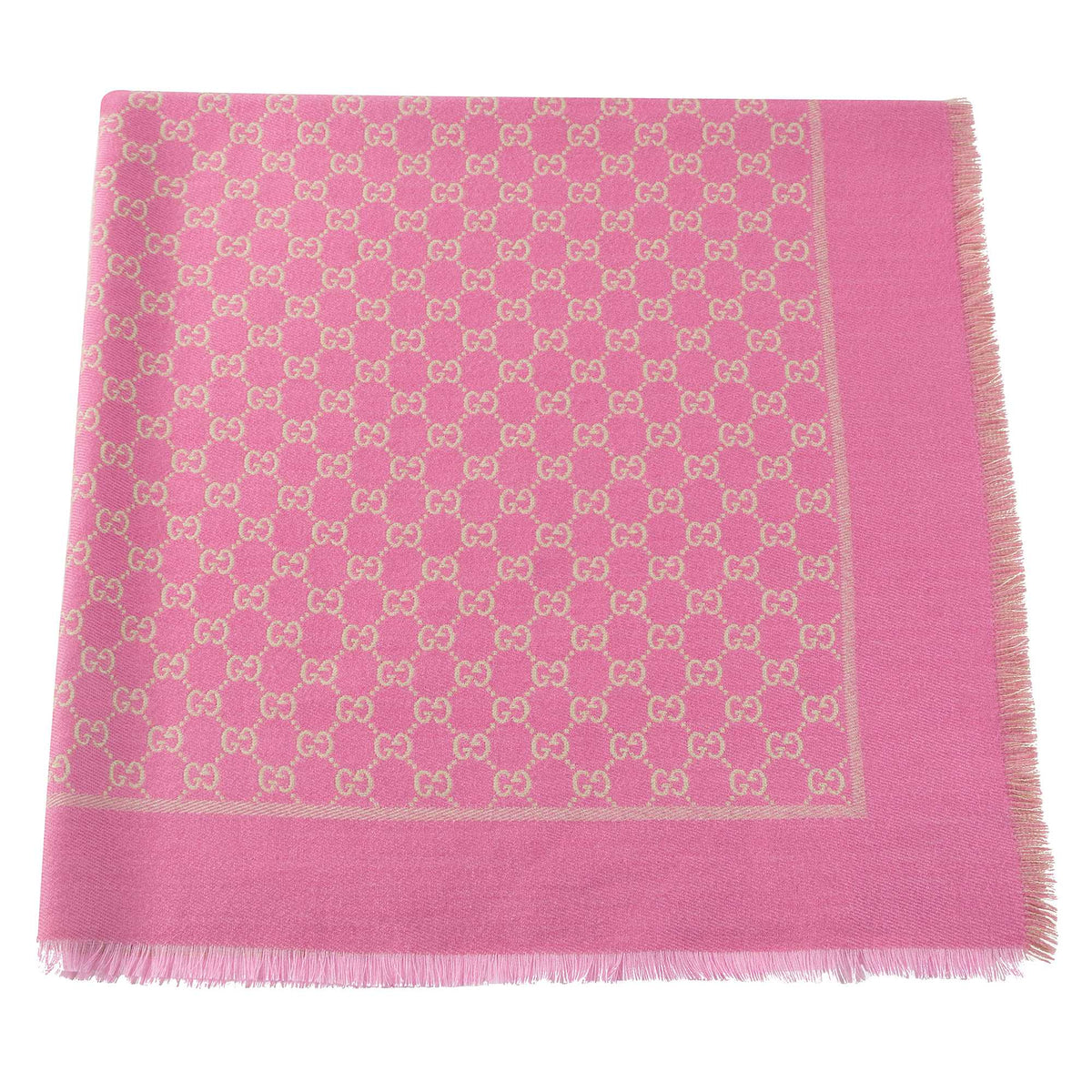 Écharpe en laine et soie rose et jaune pour filles