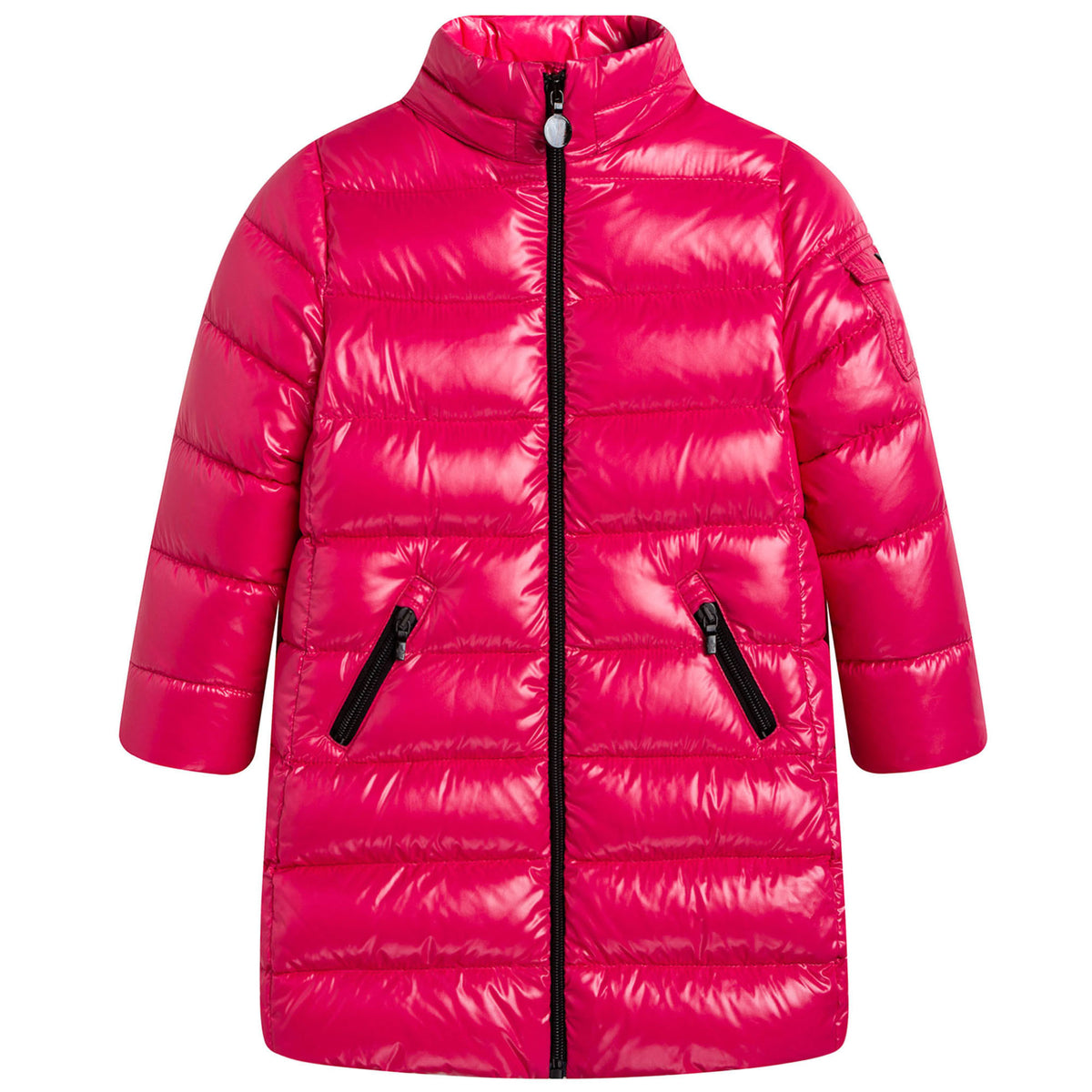 Baby Girls Light Pink Padded Down 'Moka'Jacket - CÉMAROSE | Children's Fashion Store - 3